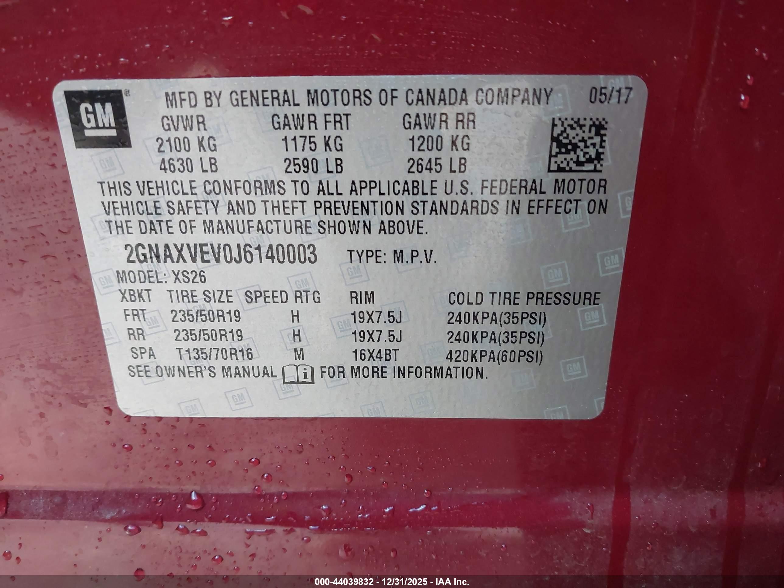 CHEVROLET EQUINOX image 9