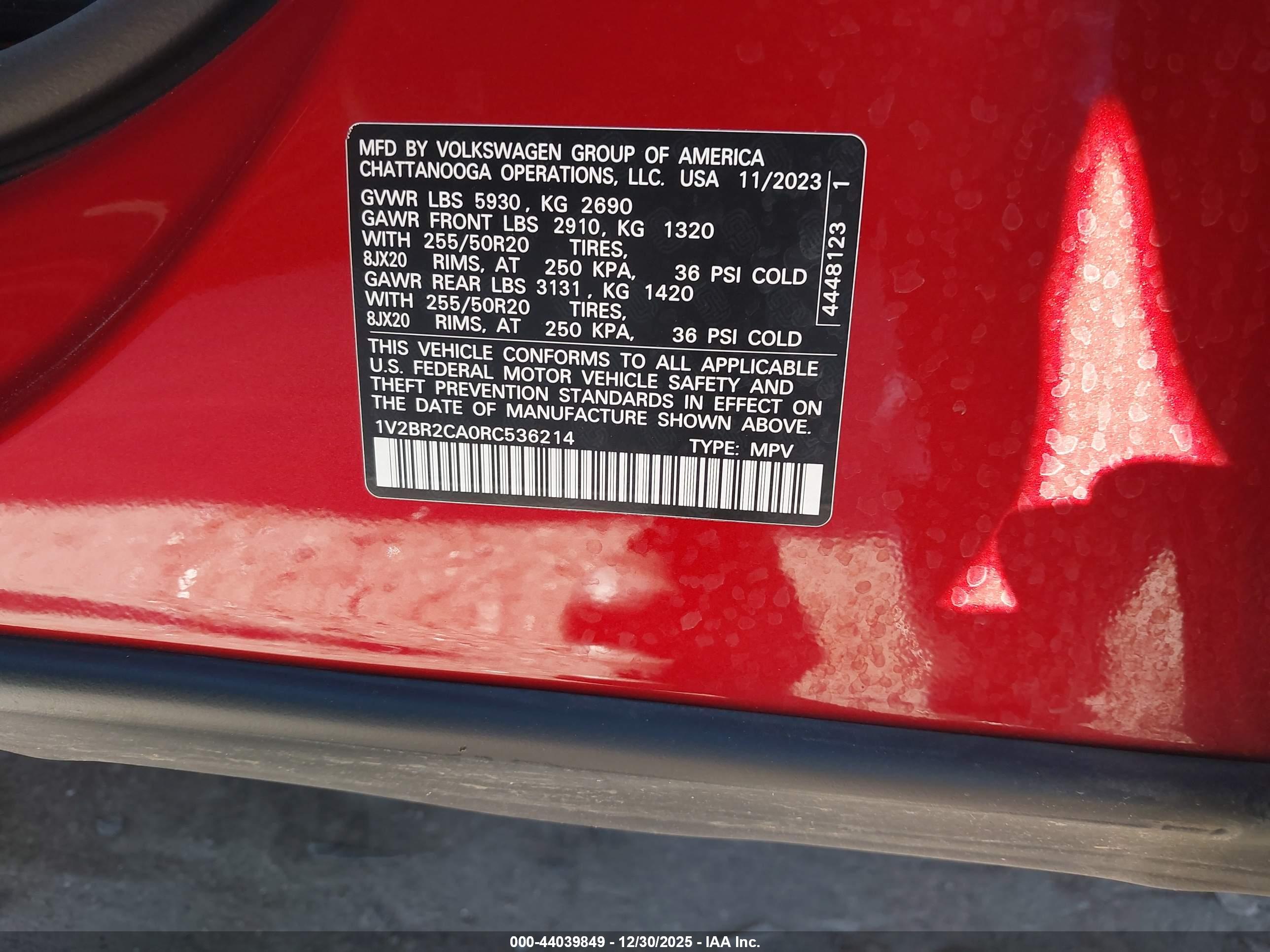 VOLKSWAGEN ATLAS image 9