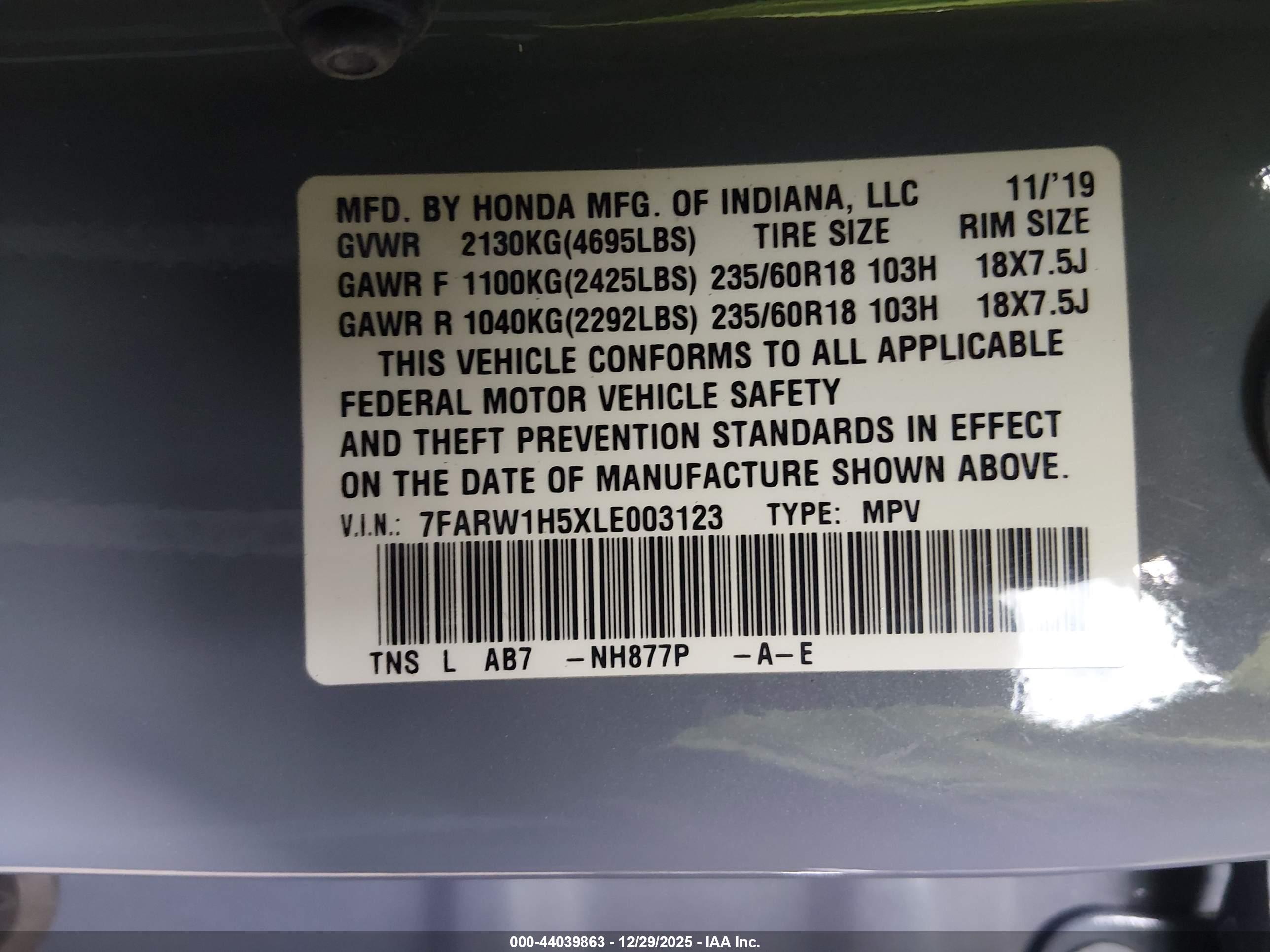 HONDA CR-V image 9