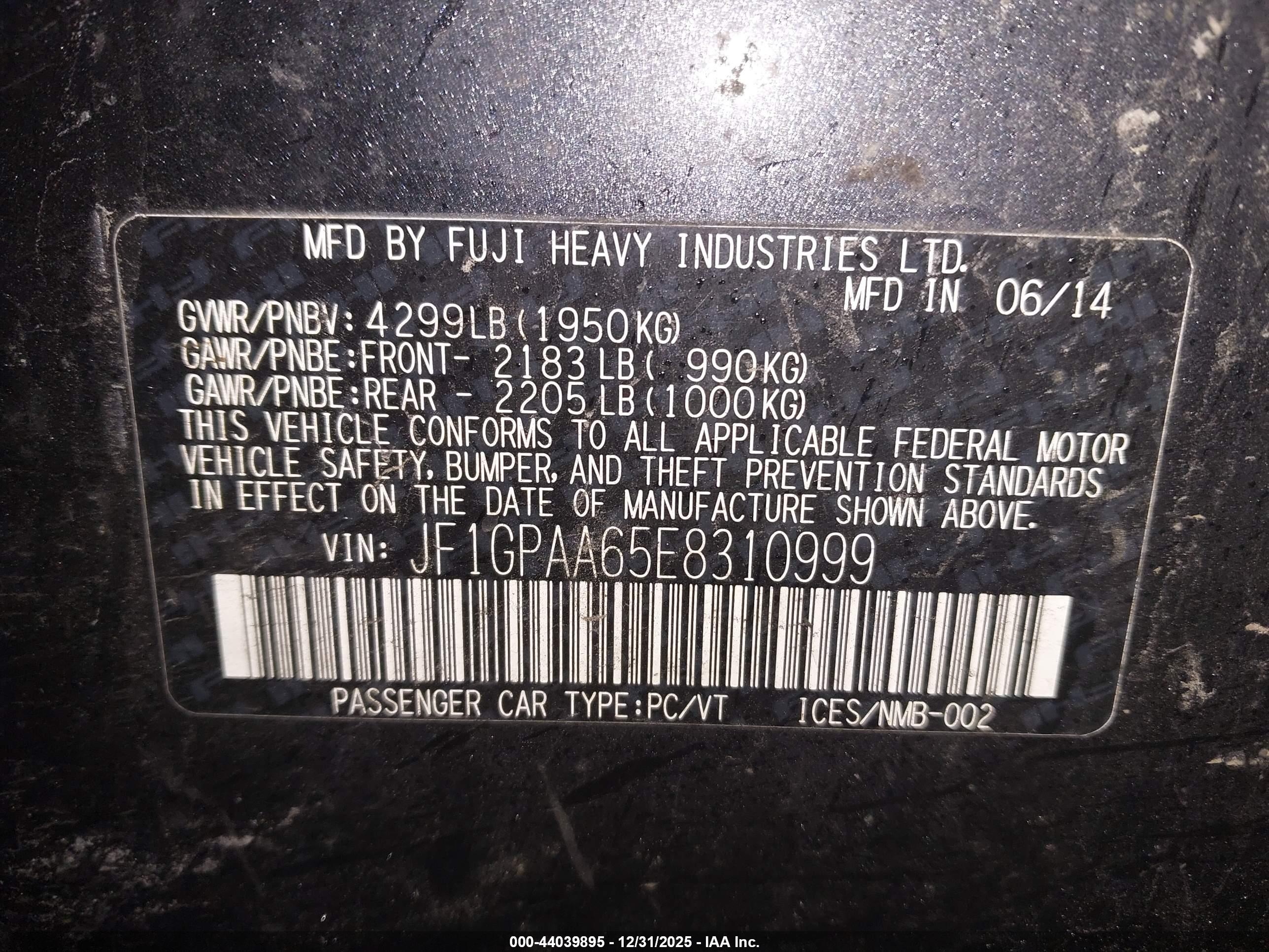 SUBARU IMPREZA image 9