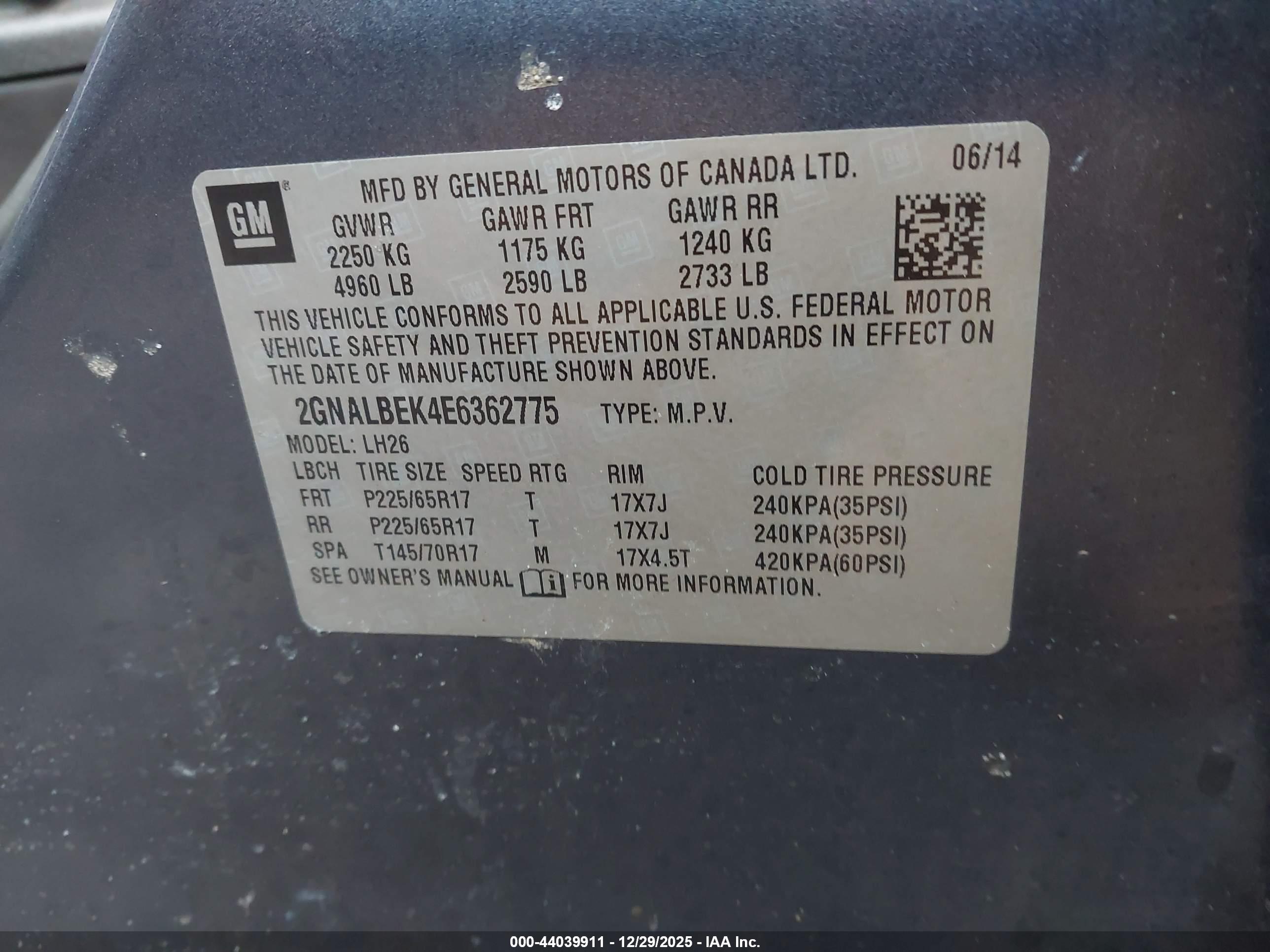CHEVROLET EQUINOX image 9