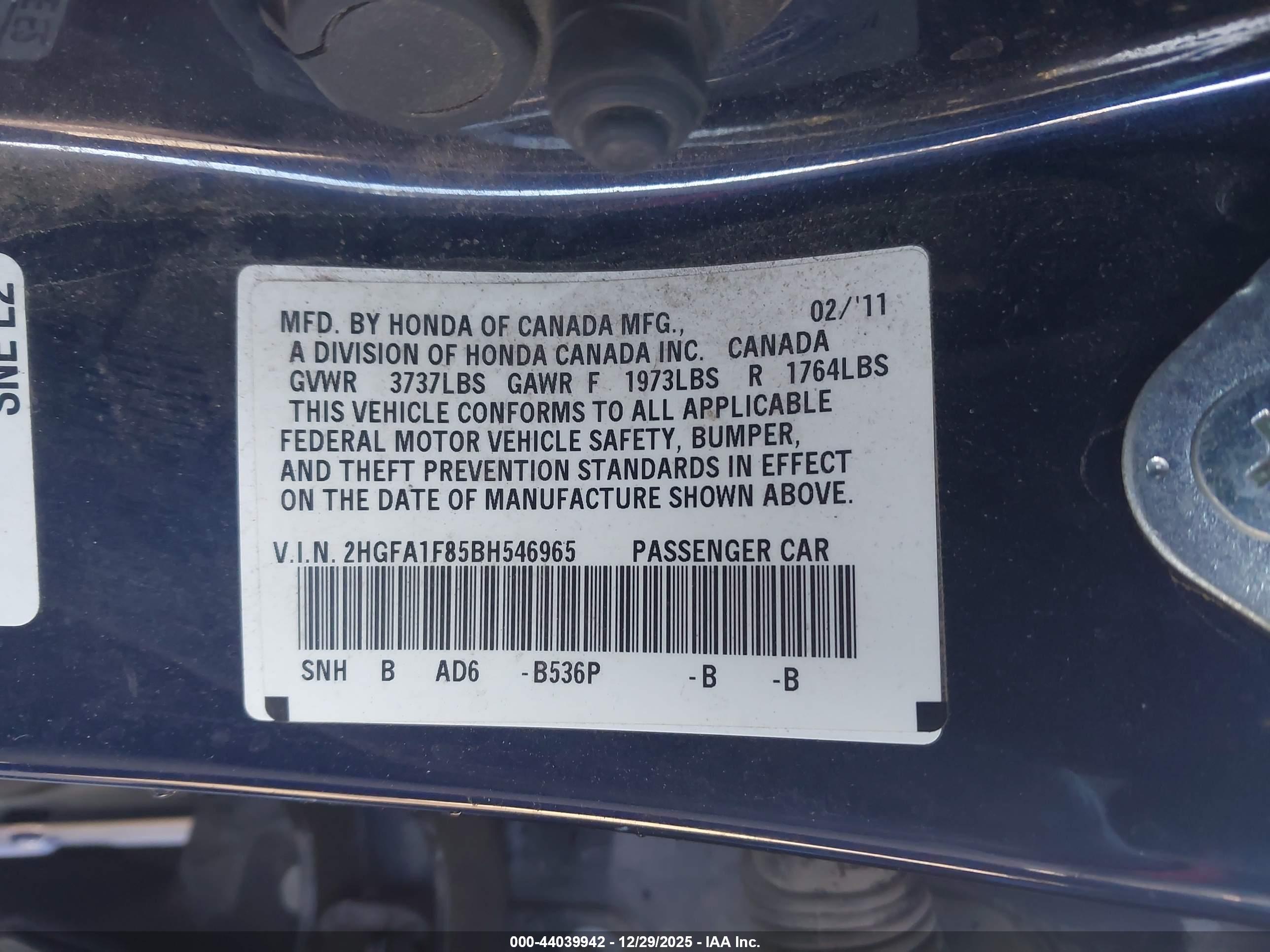 HONDA CIVIC image 9