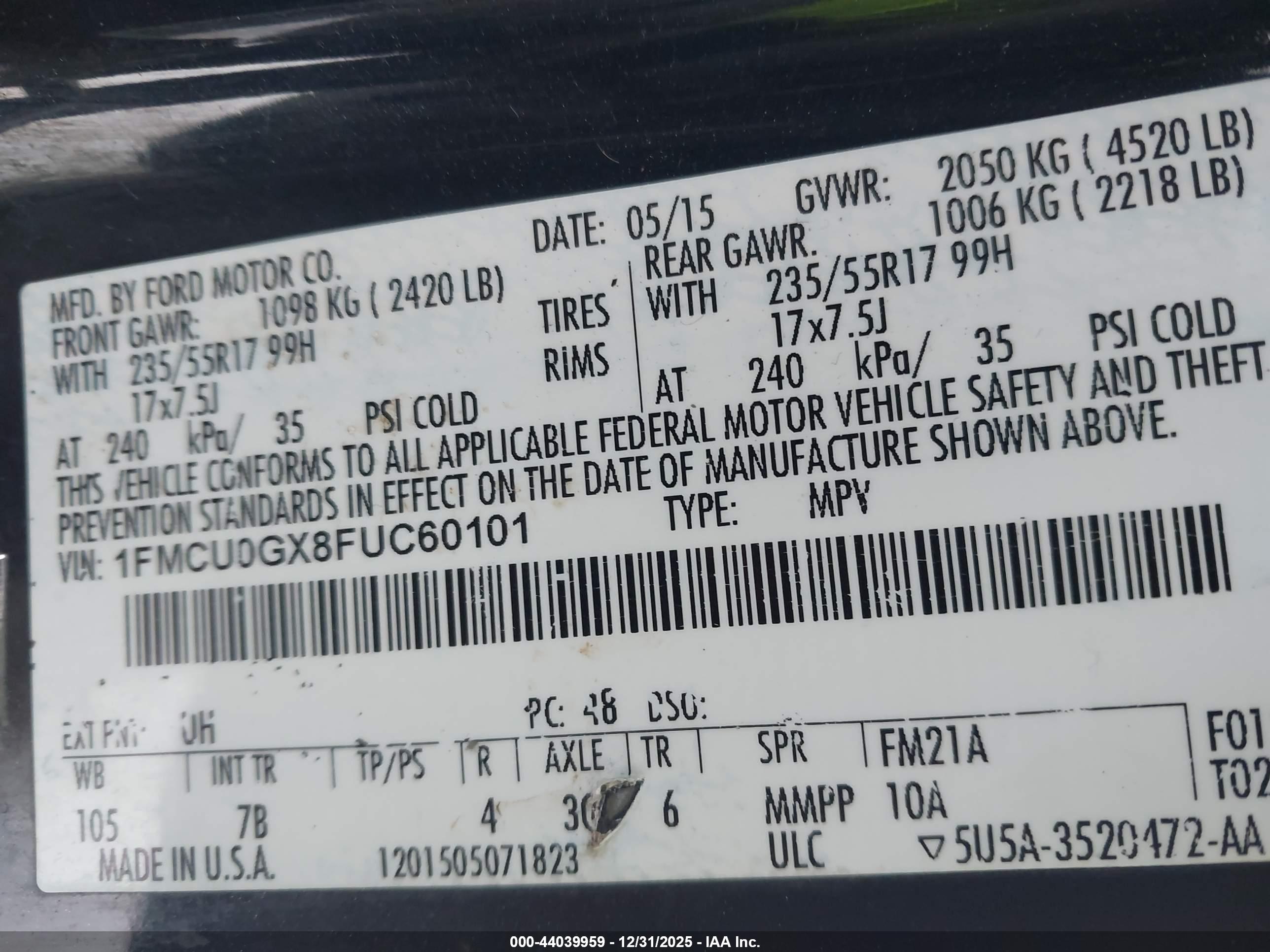 FORD ESCAPE image 9