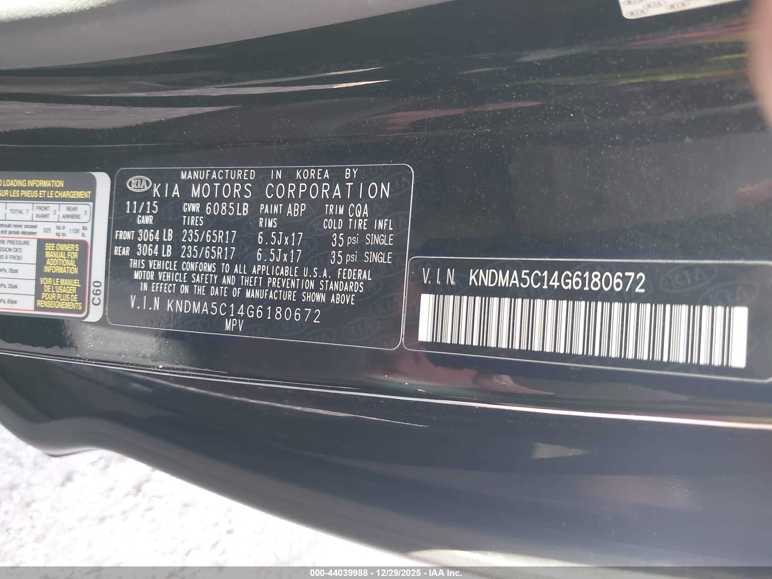 KIA SEDONA image 9
