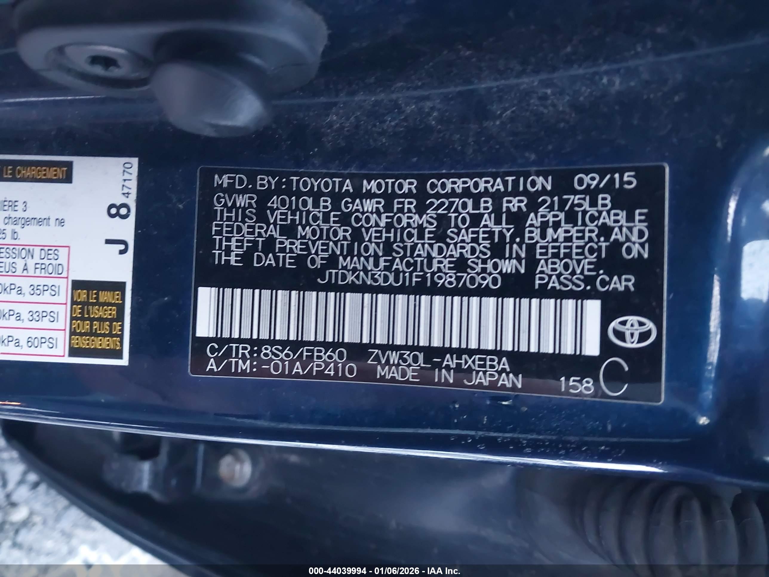 TOYOTA PRIUS image 9