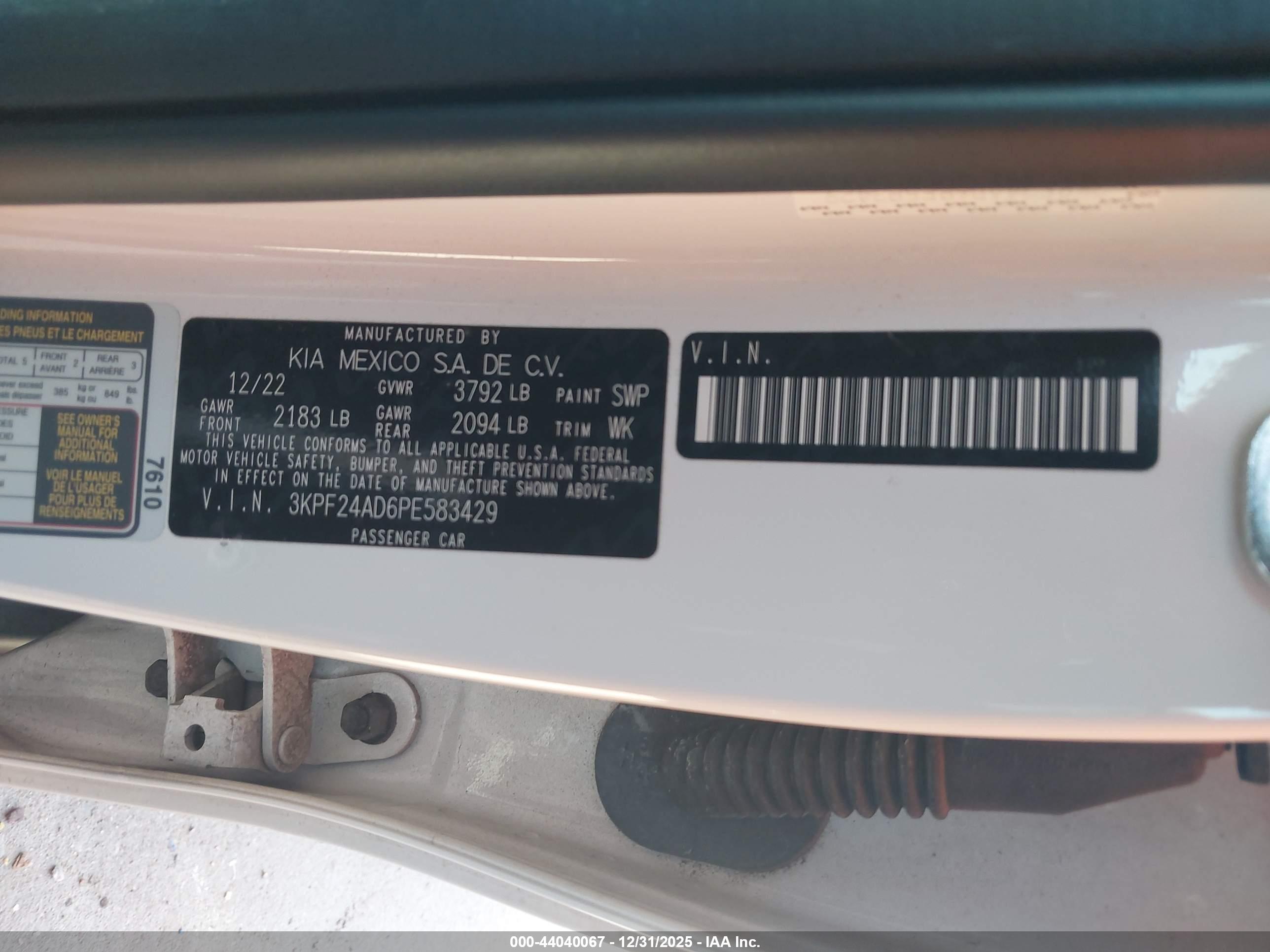 KIA FORTE image 9