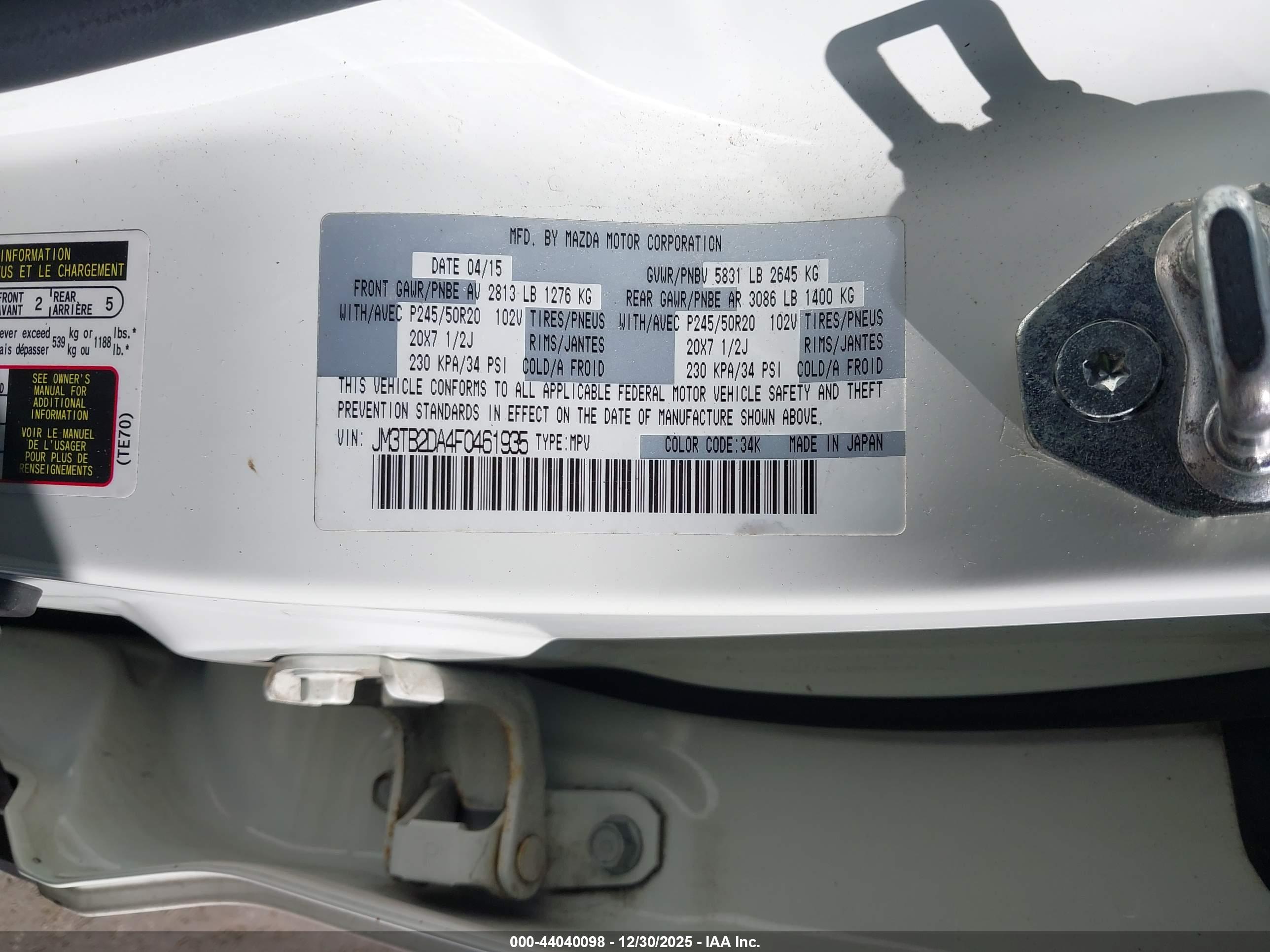 MAZDA CX-9 image 9