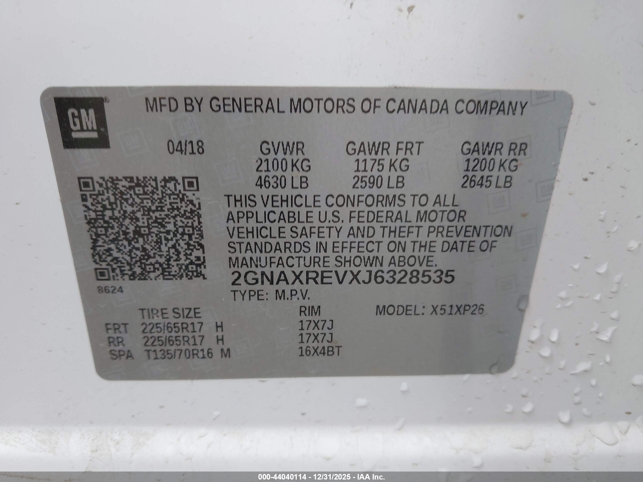 CHEVROLET EQUINOX image 9