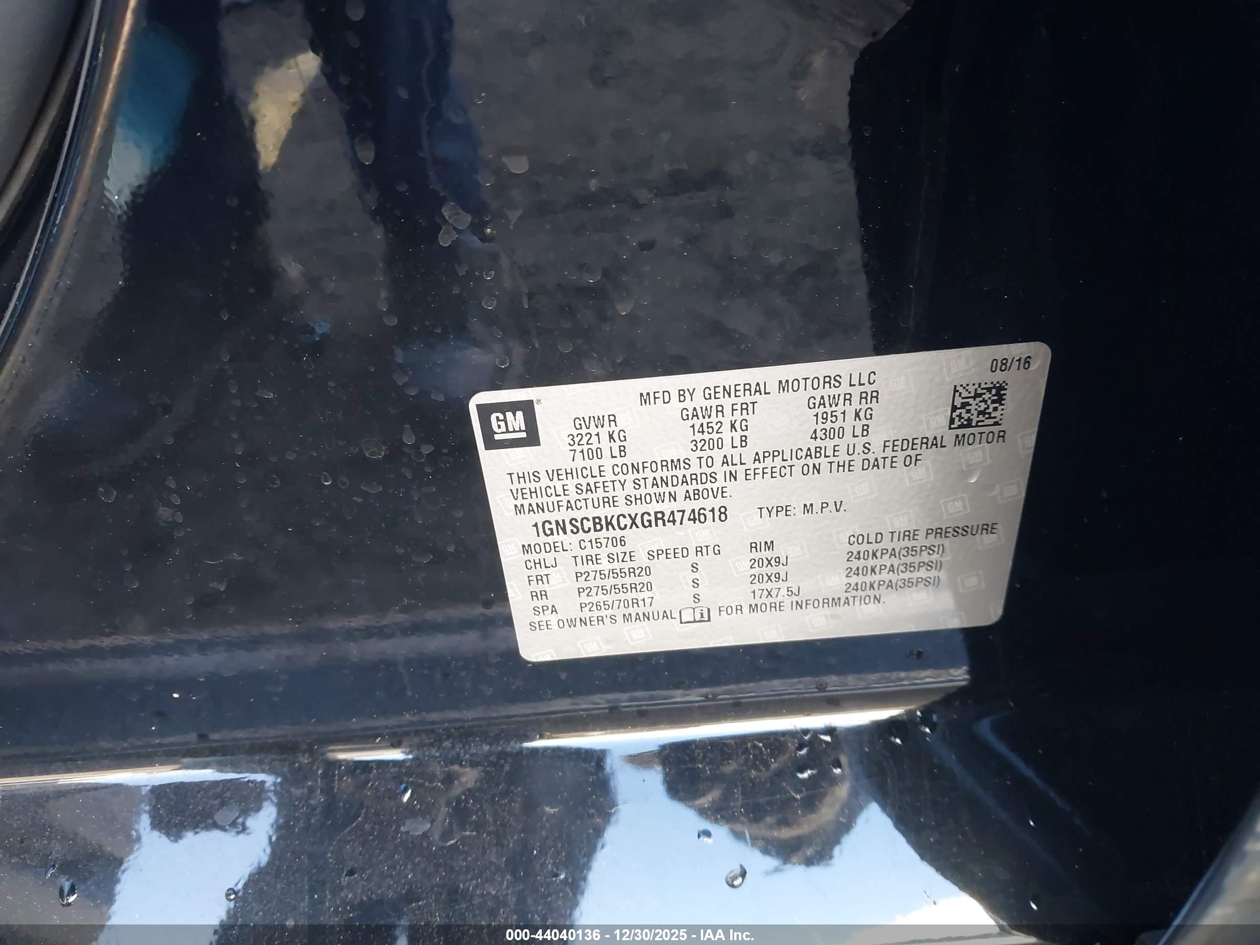 CHEVROLET TAHOE image 9
