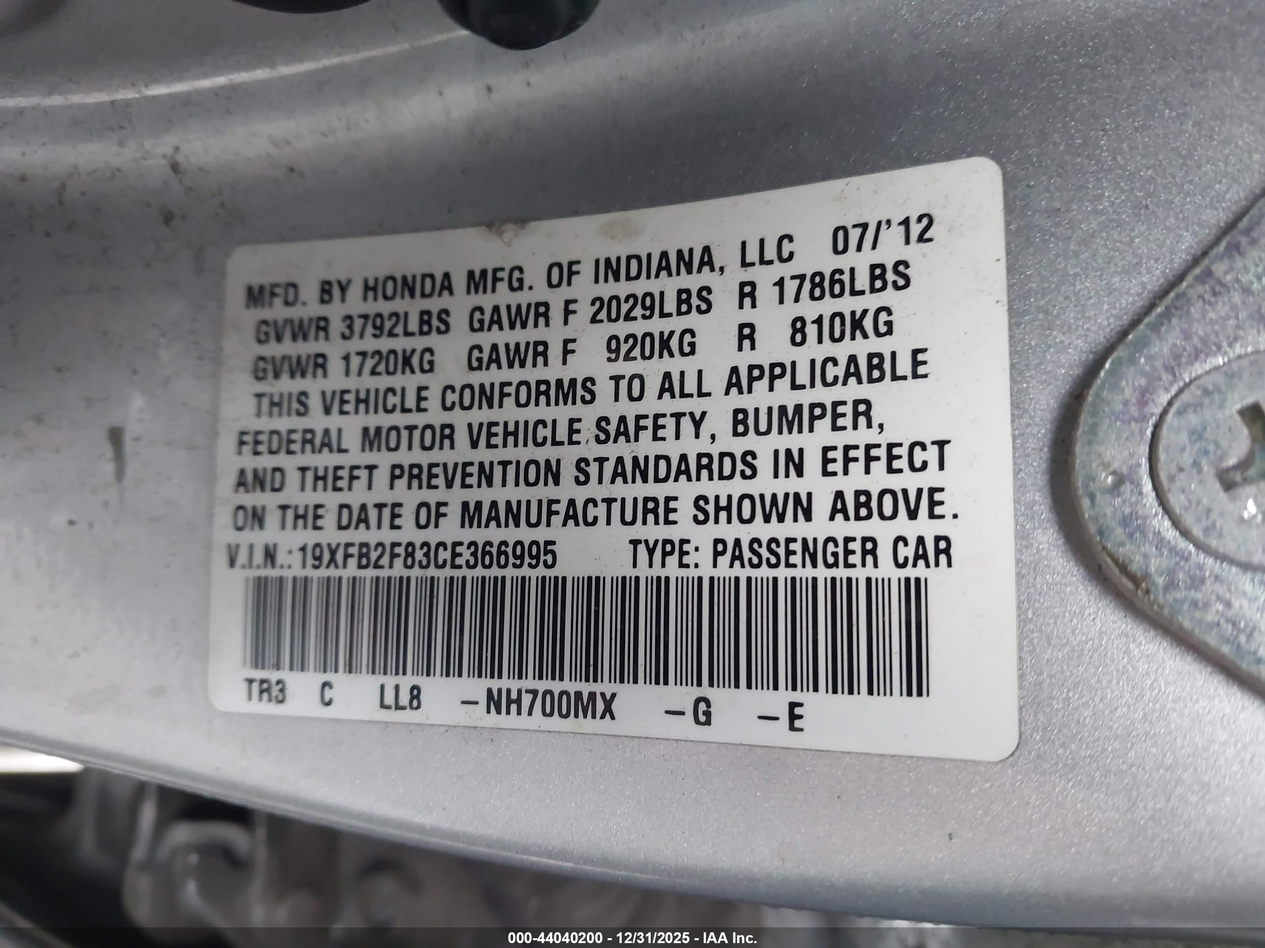HONDA CIVIC image 9