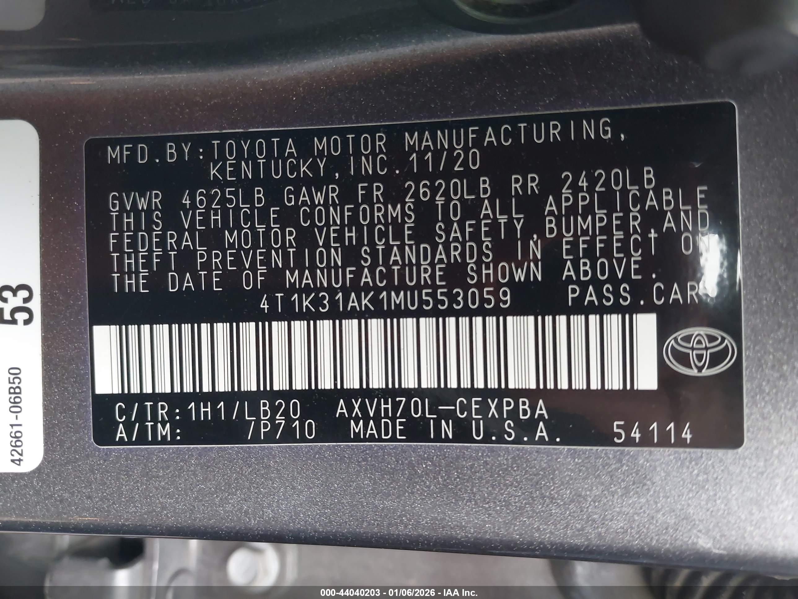 TOYOTA CAMRY image 9