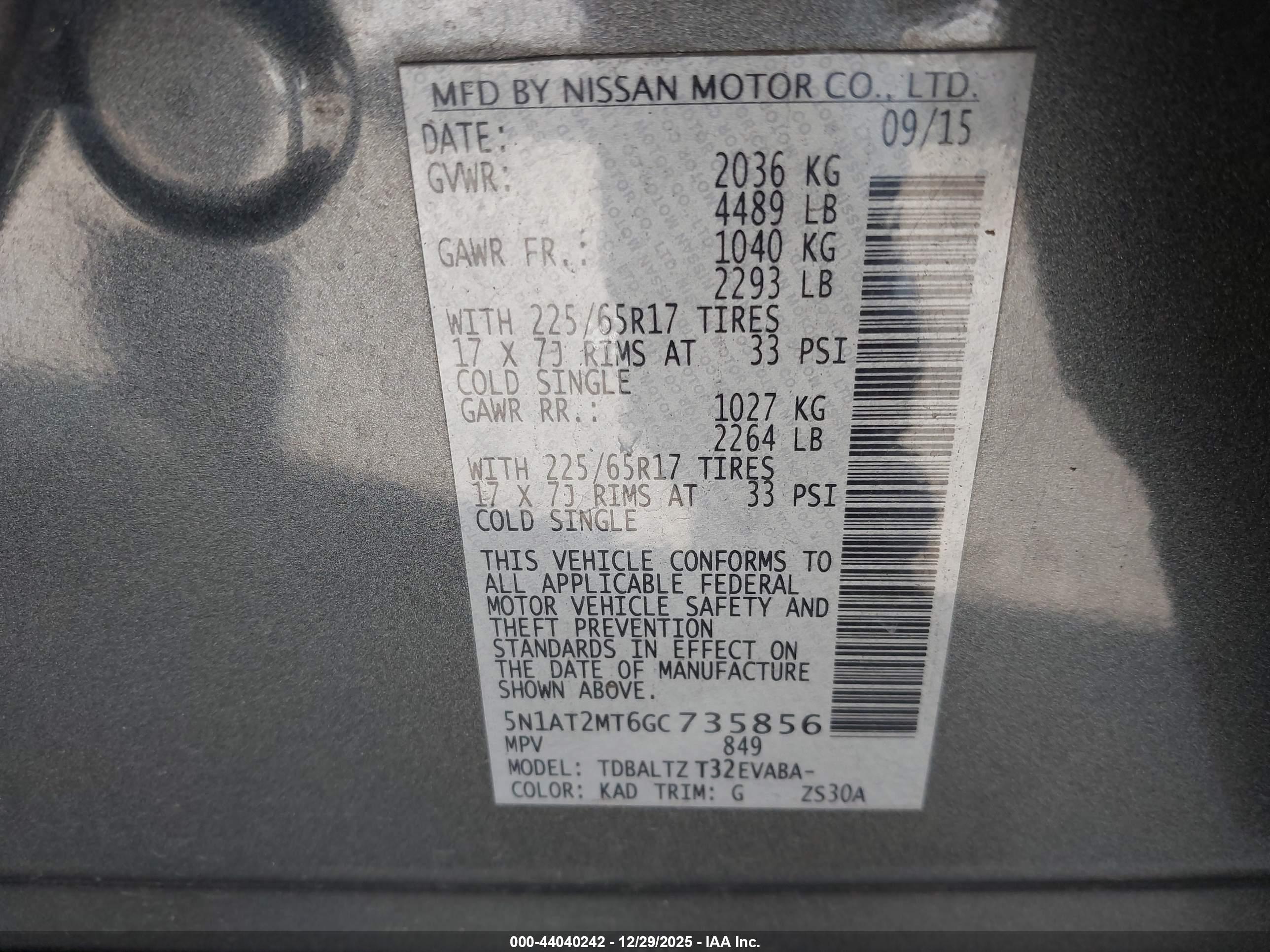 NISSAN ROGUE image 9