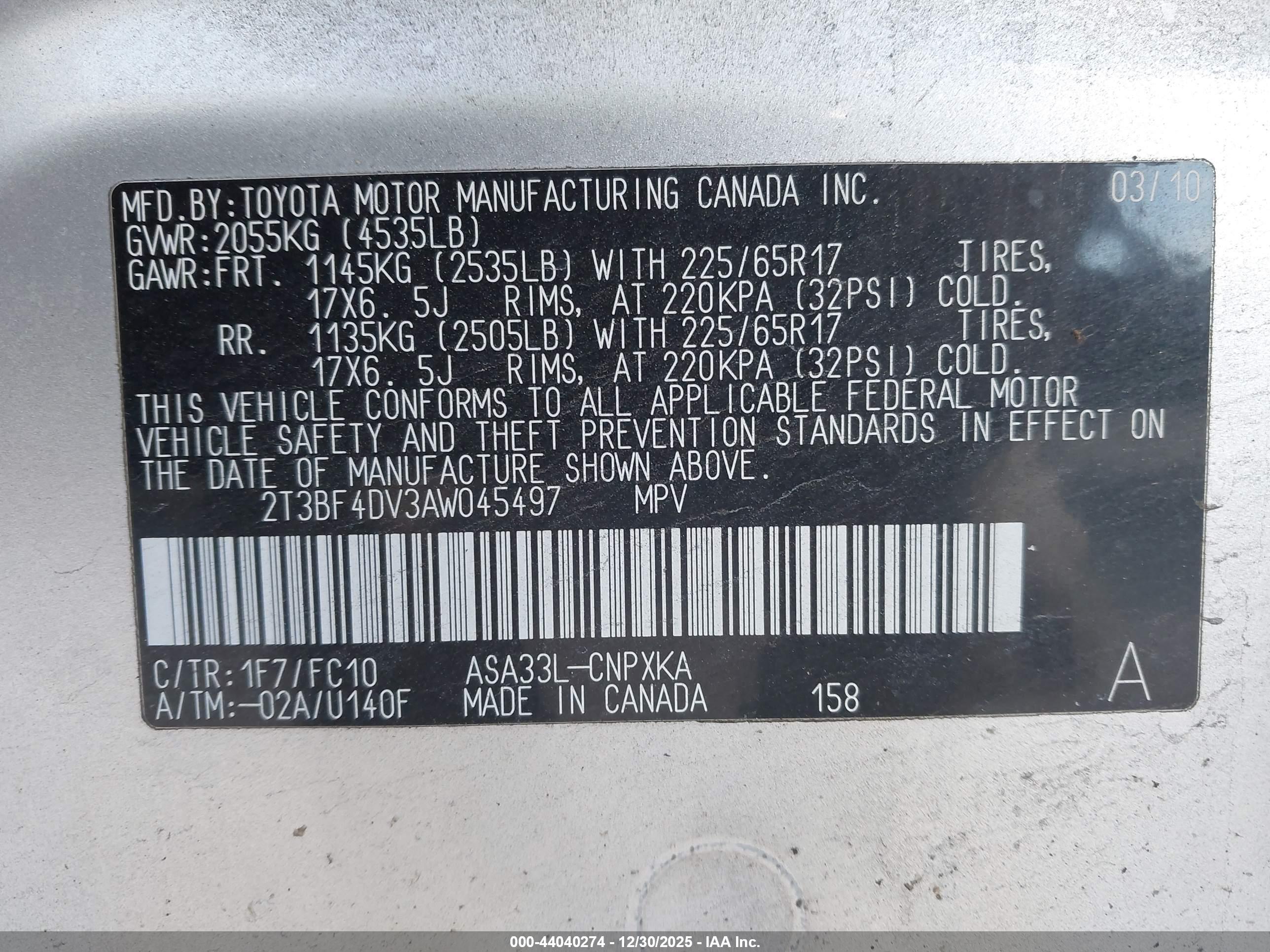 TOYOTA RAV4 image 9