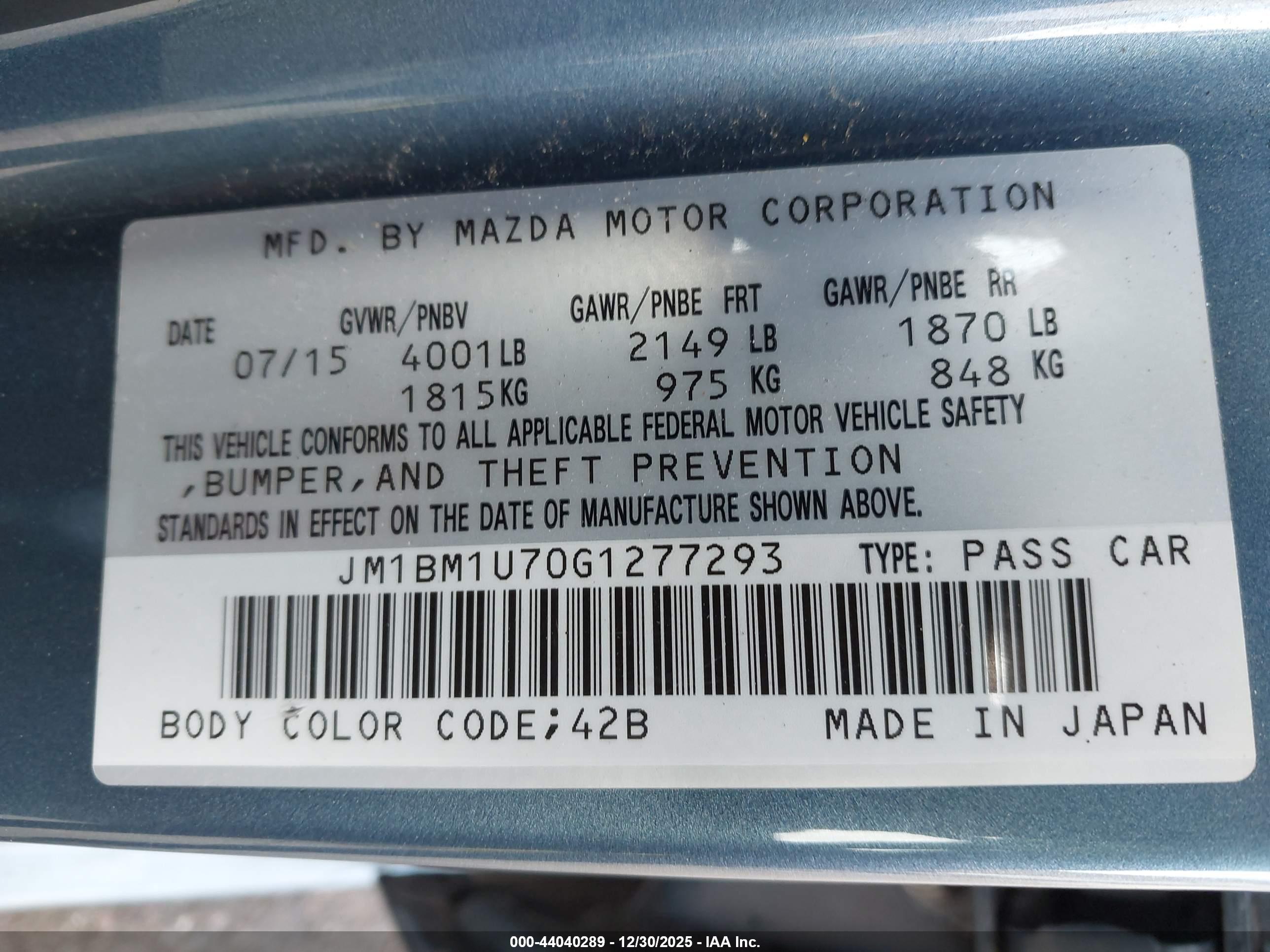 MAZDA MAZDA3 image 9
