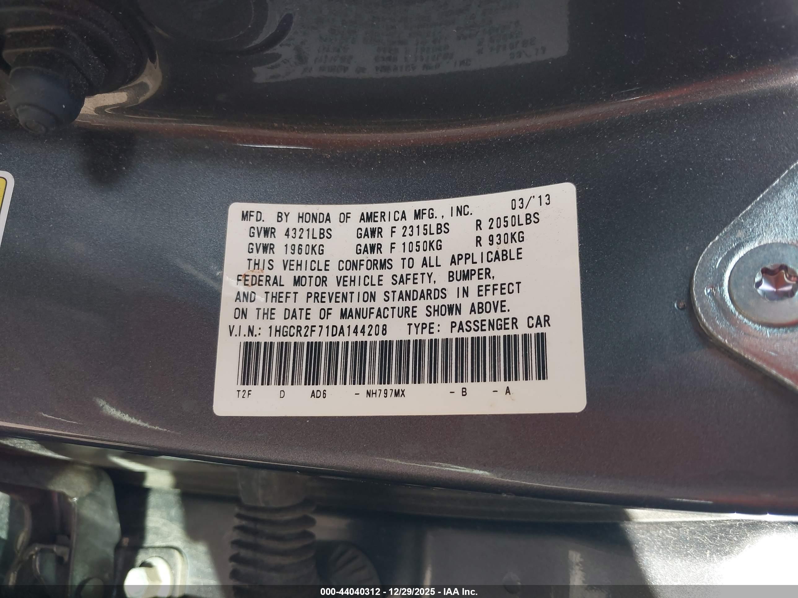 HONDA ACCORD image 9