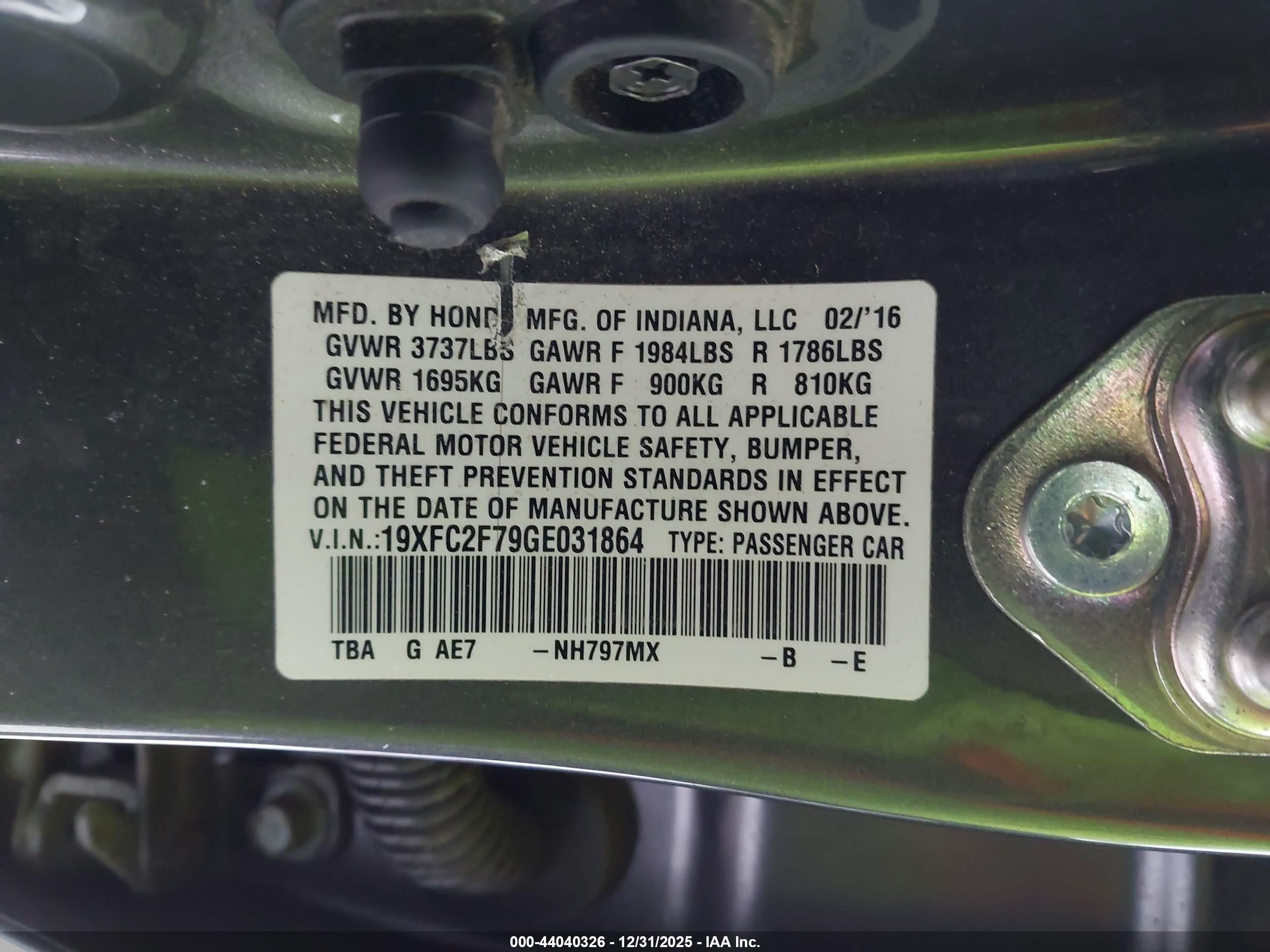 HONDA CIVIC image 9