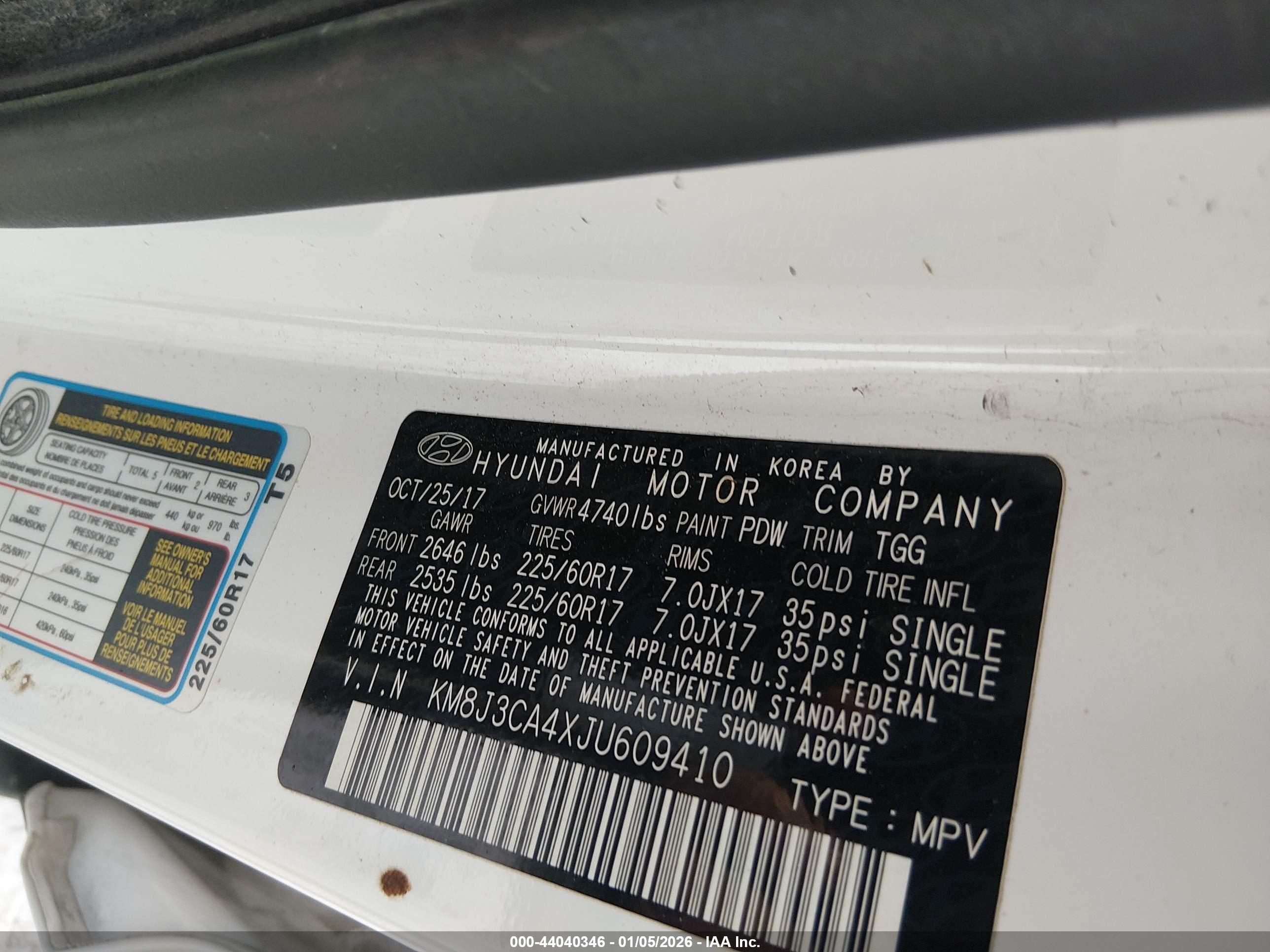 HYUNDAI TUCSON image 9