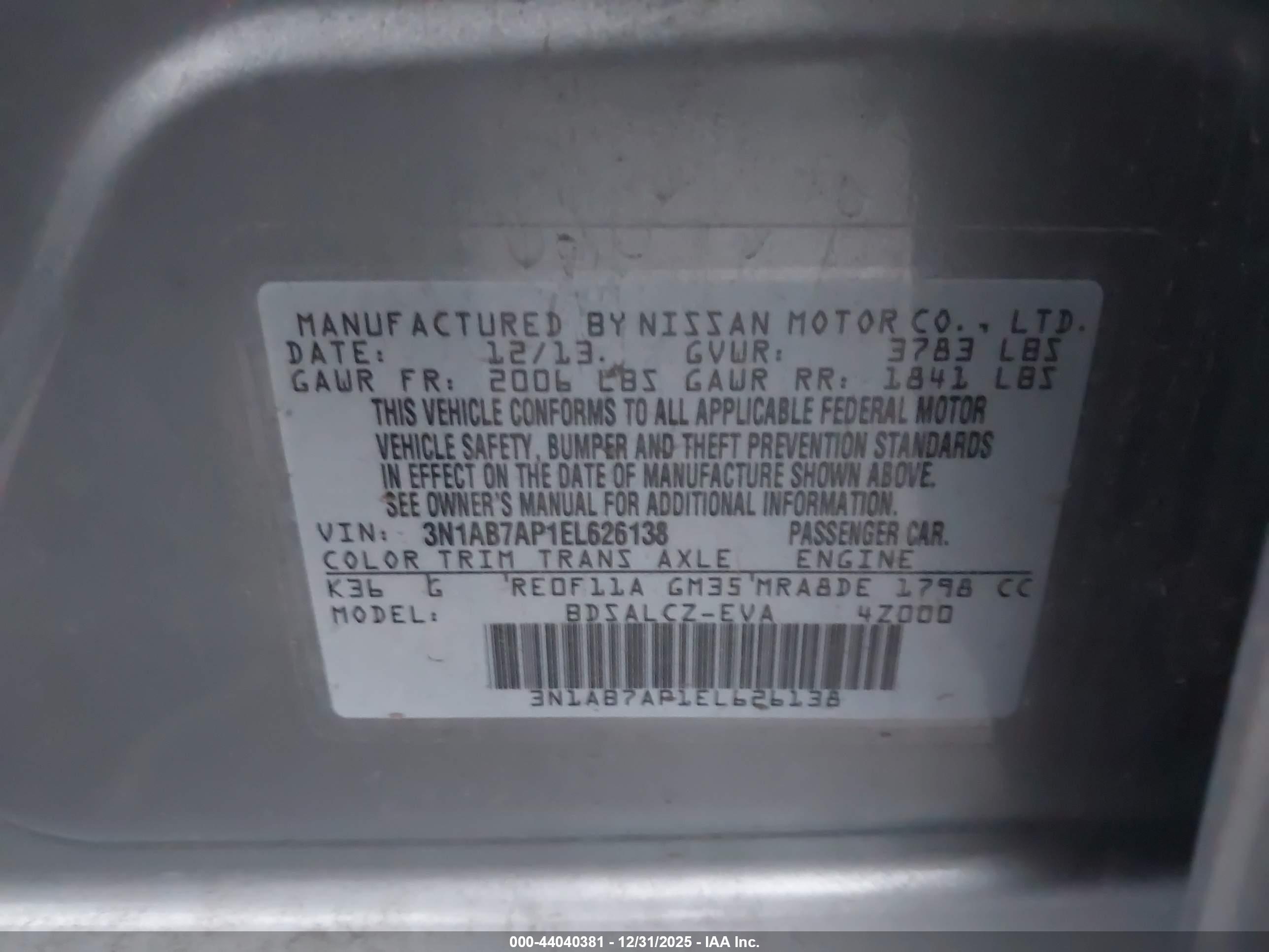 NISSAN SENTRA image 9