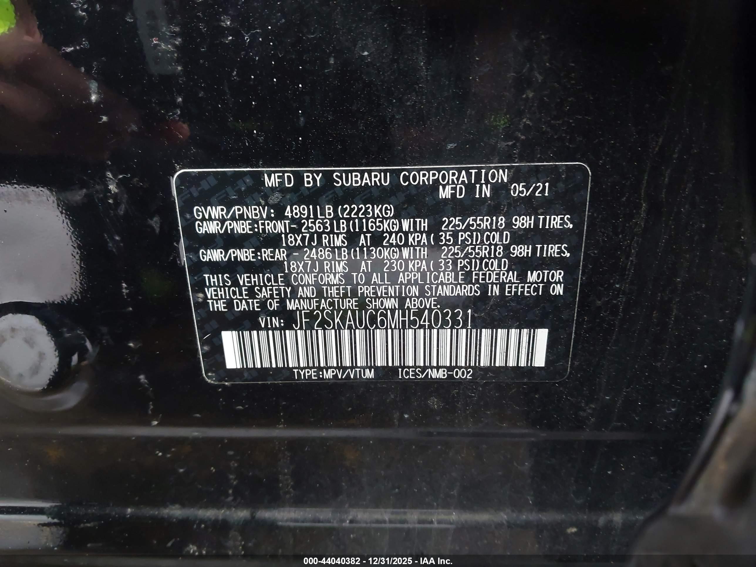 SUBARU FORESTER image 9