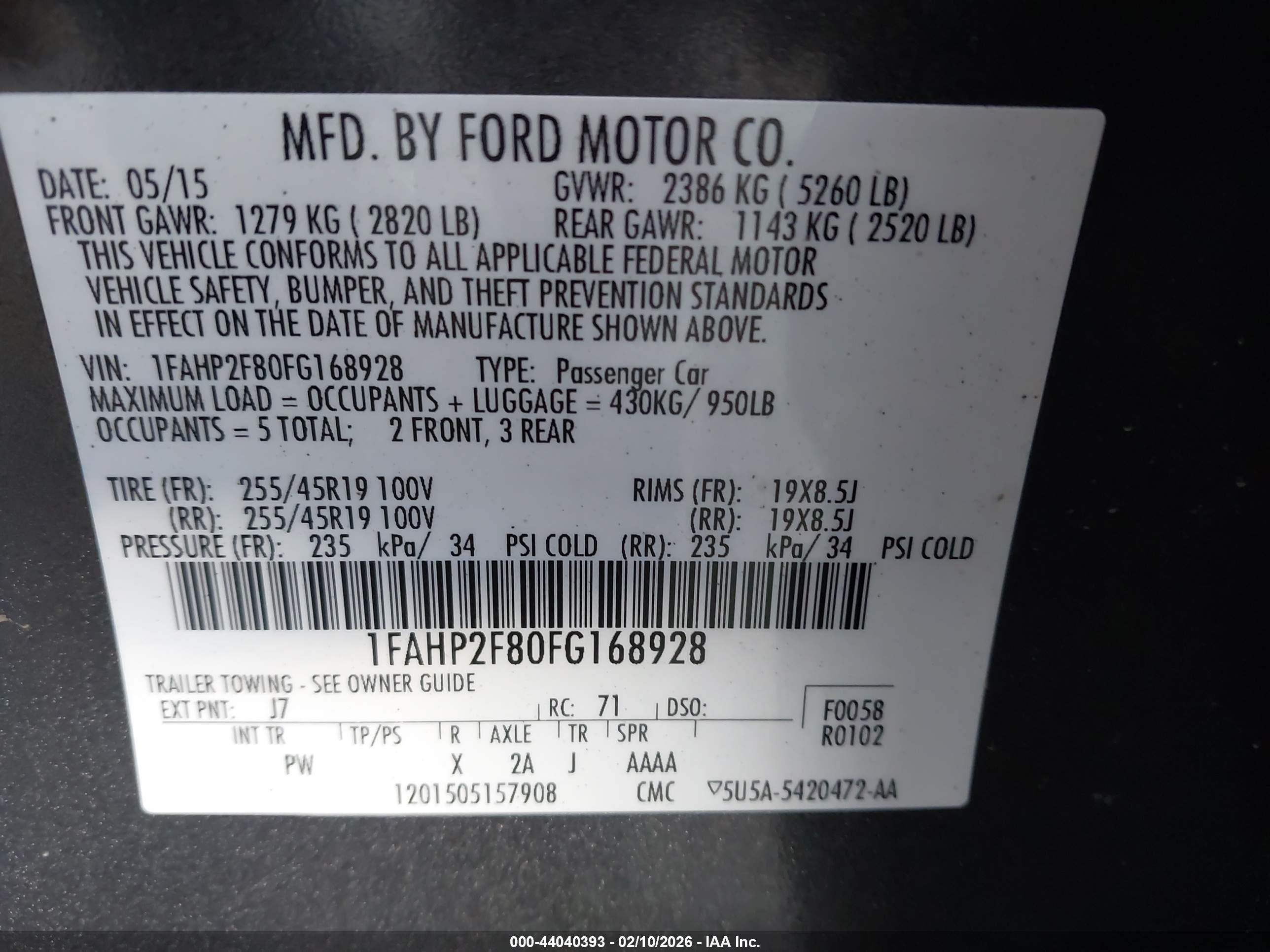 FORD TAURUS image 9
