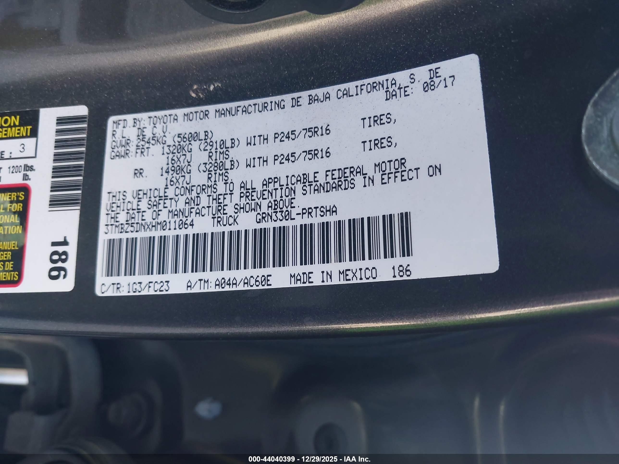 TOYOTA TACOMA image 9