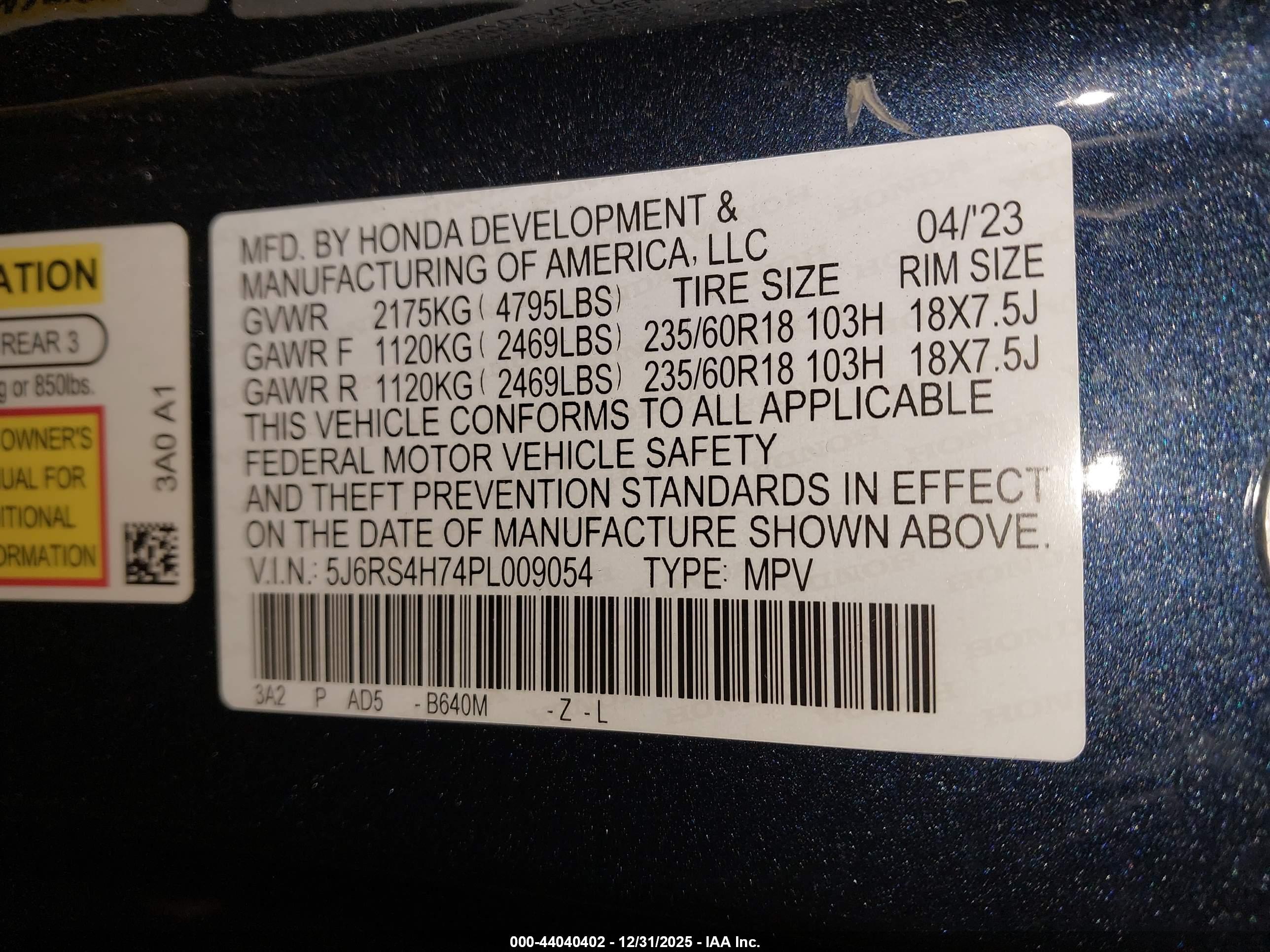 HONDA CR-V image 9