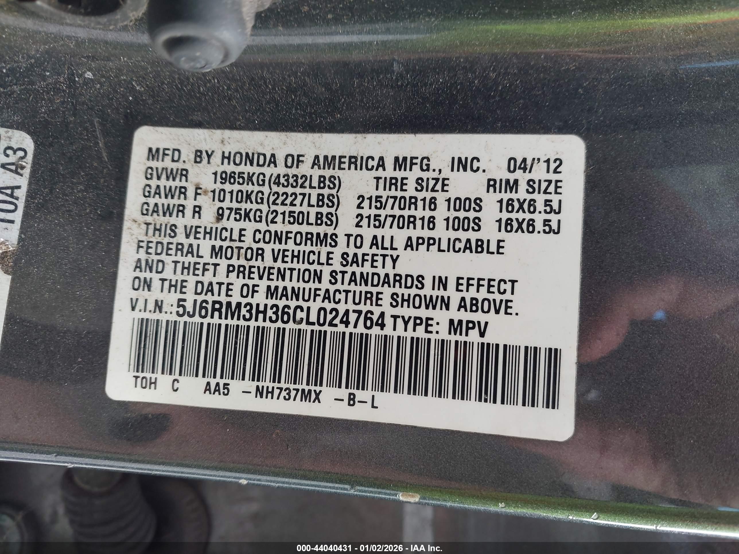 HONDA CR-V image 9