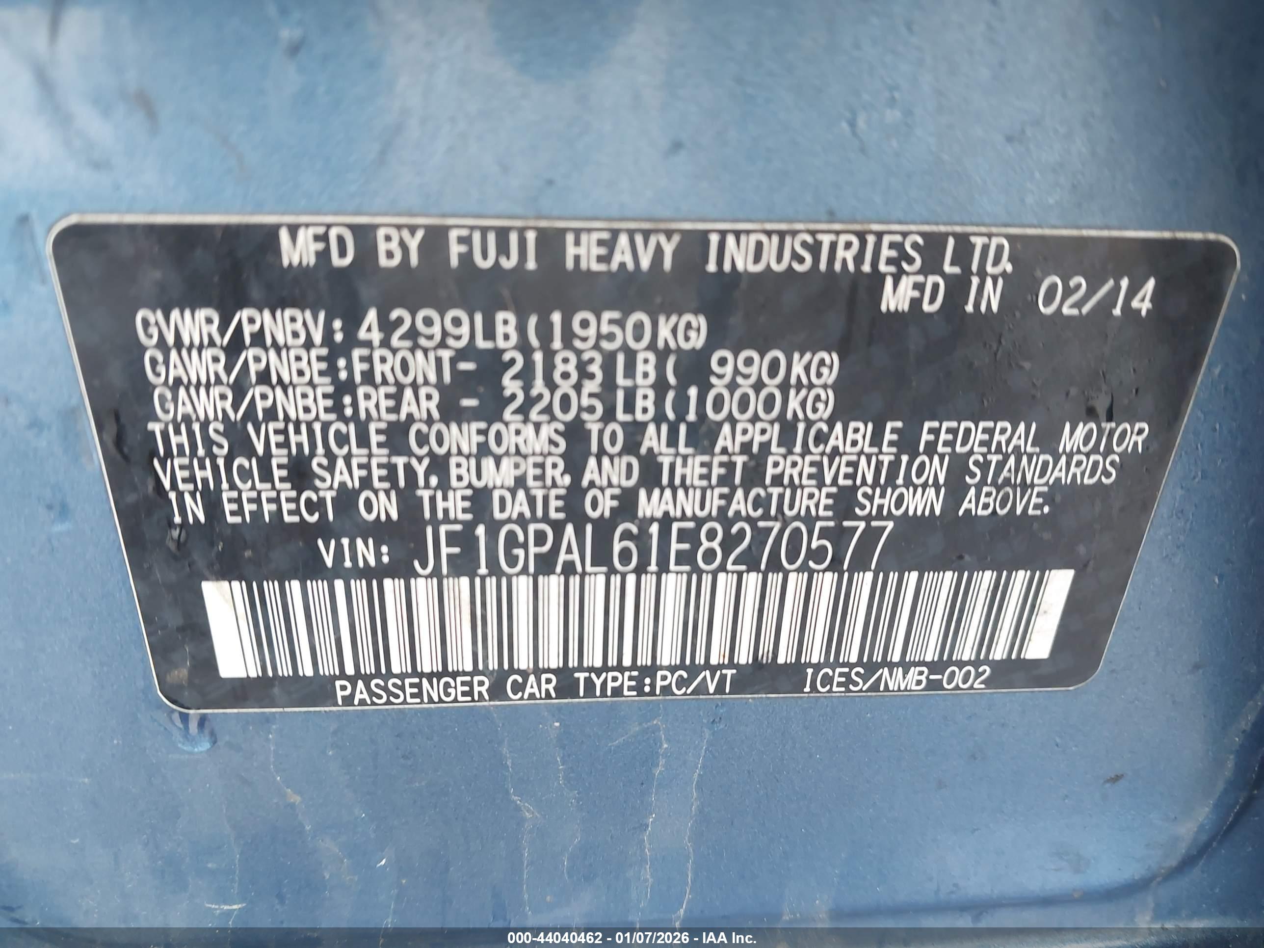 SUBARU IMPREZA image 9