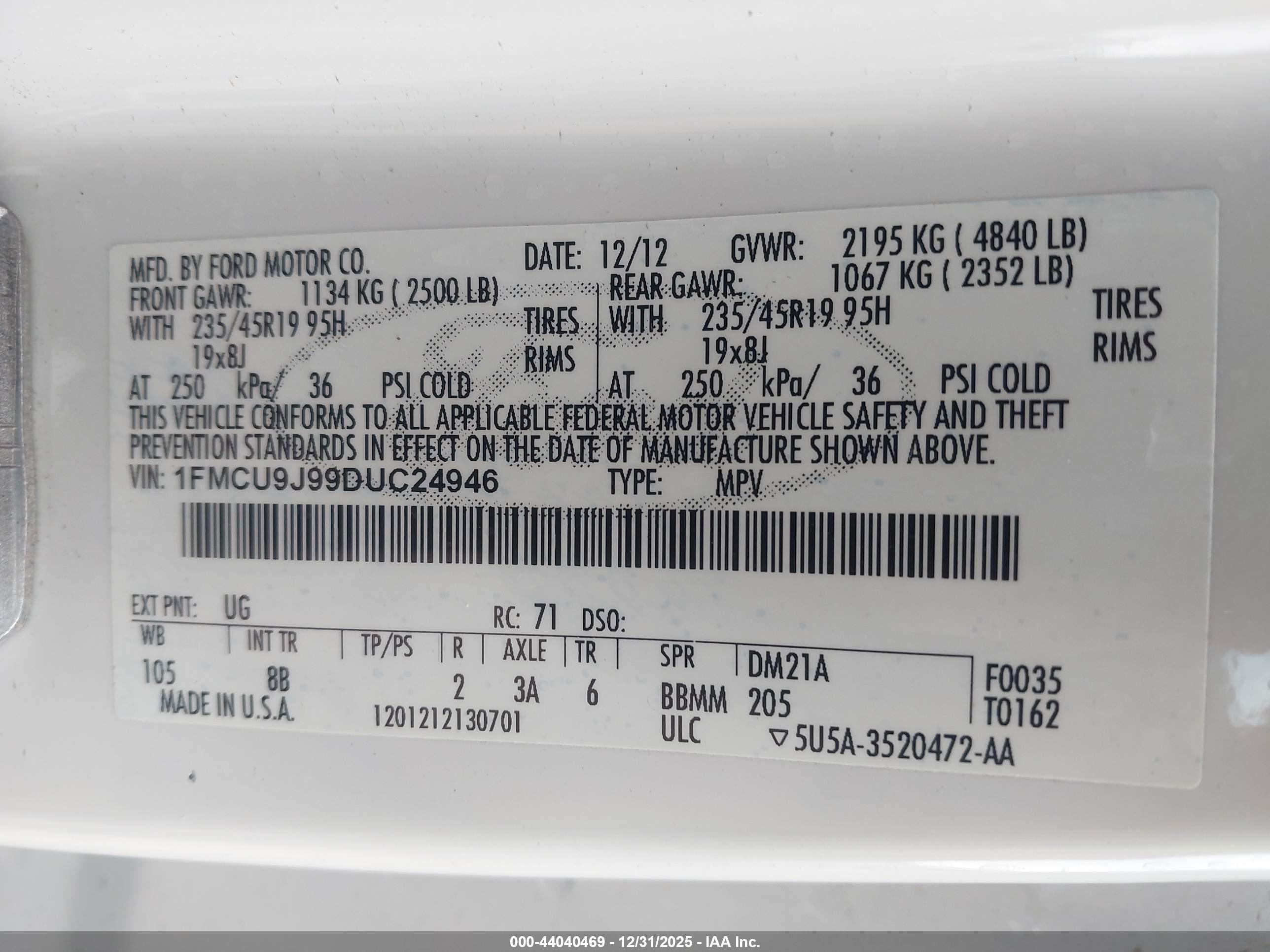 FORD ESCAPE image 9