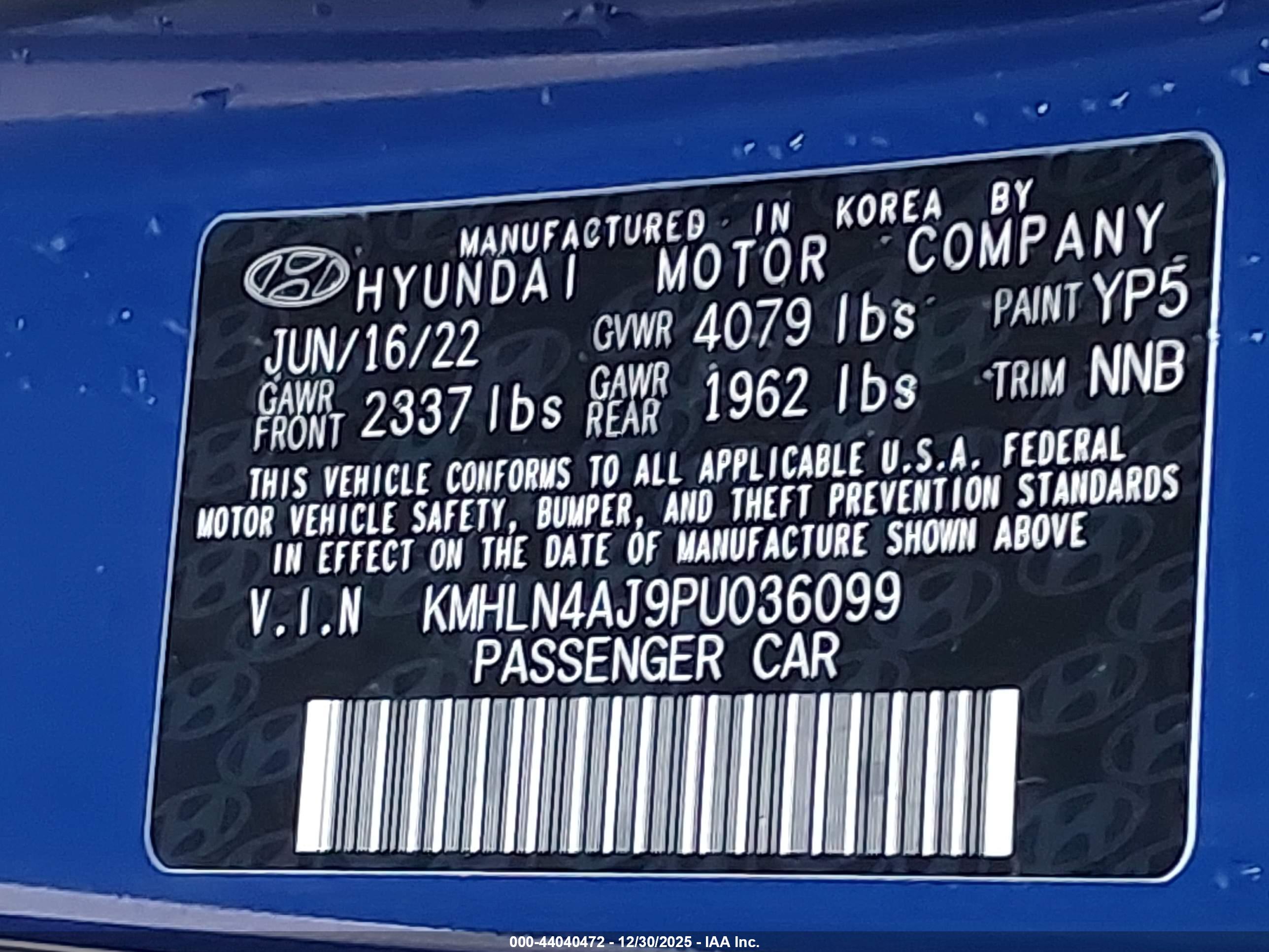 HYUNDAI ELANTRA image 9