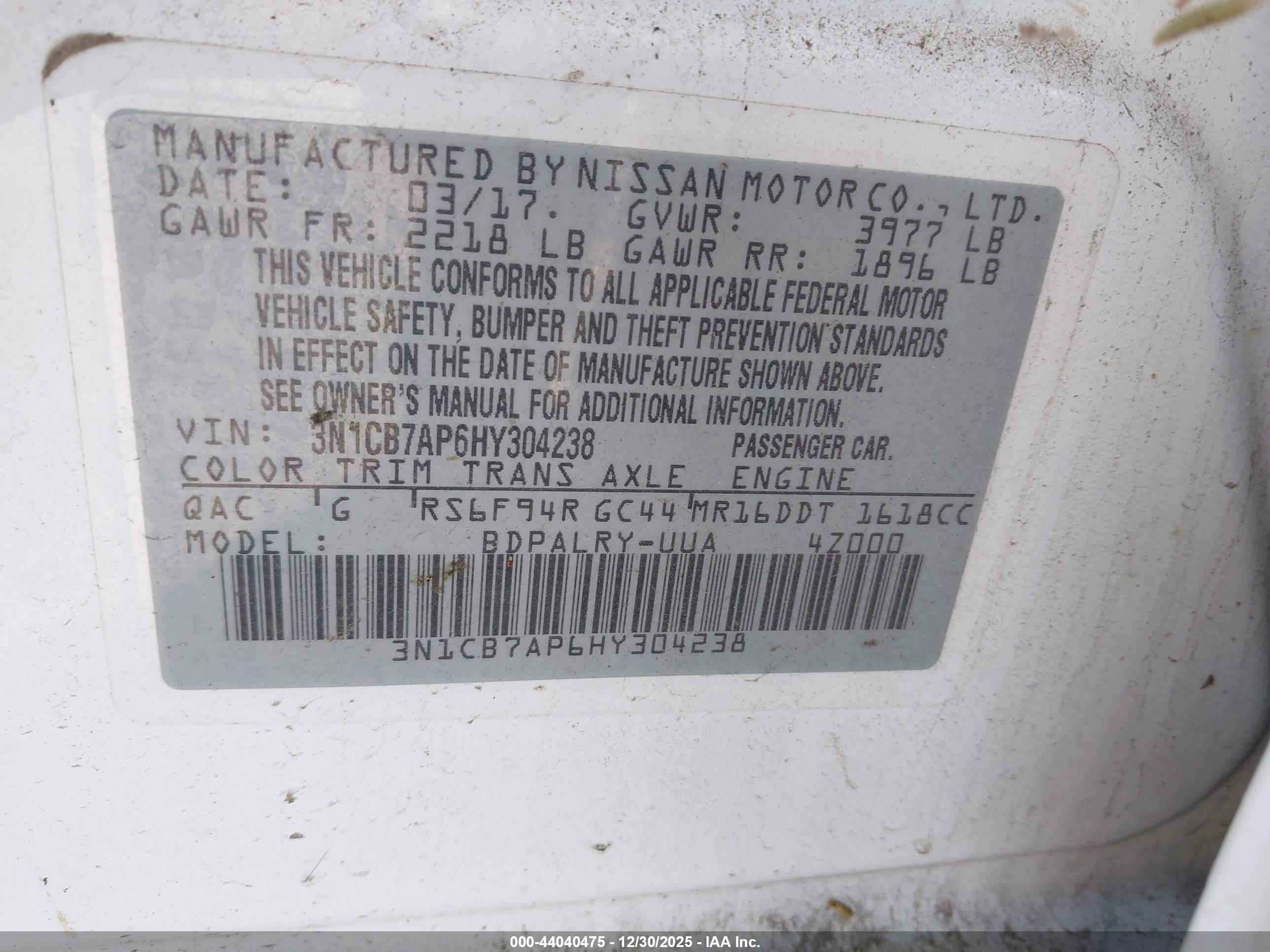 NISSAN SENTRA image 9