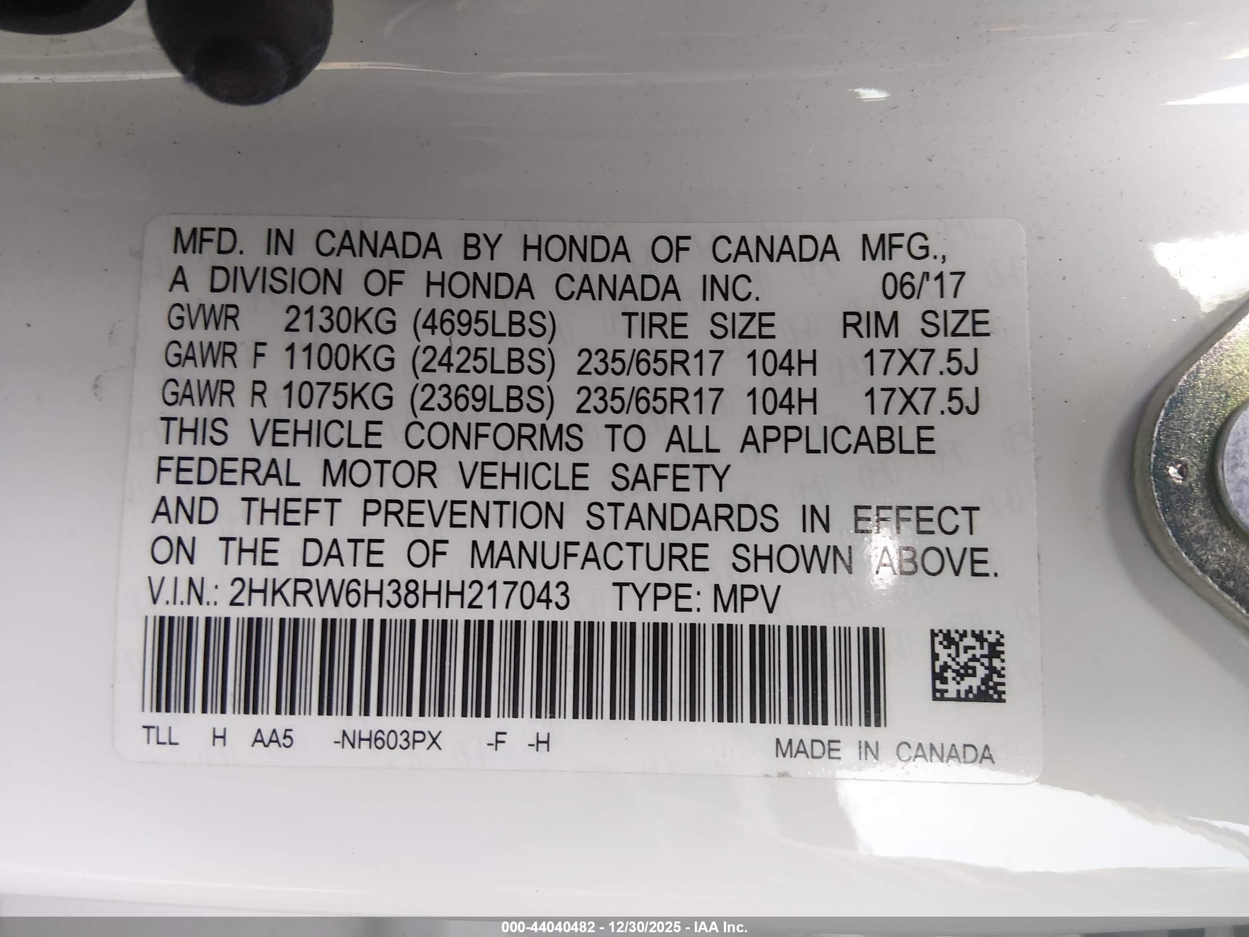 HONDA CR-V image 9