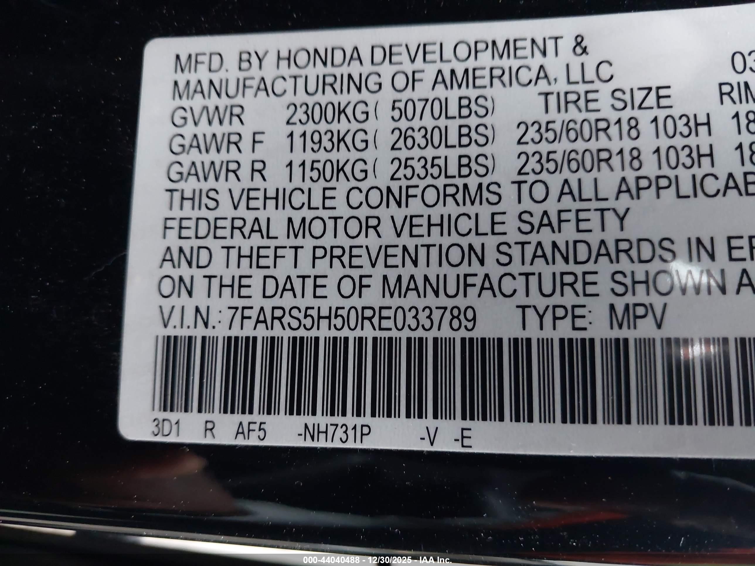 HONDA CR-V image 9