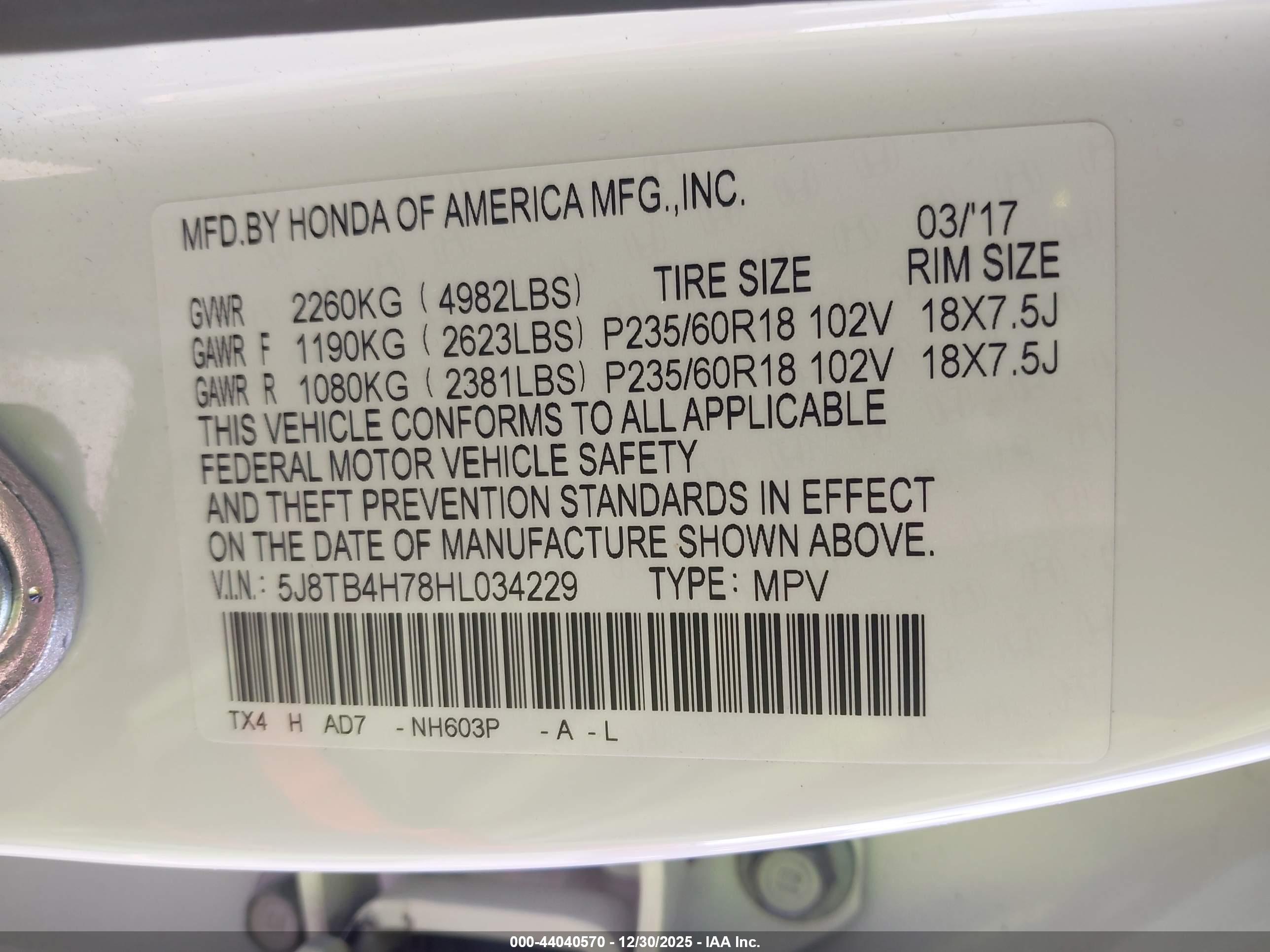 ACURA RDX image 9