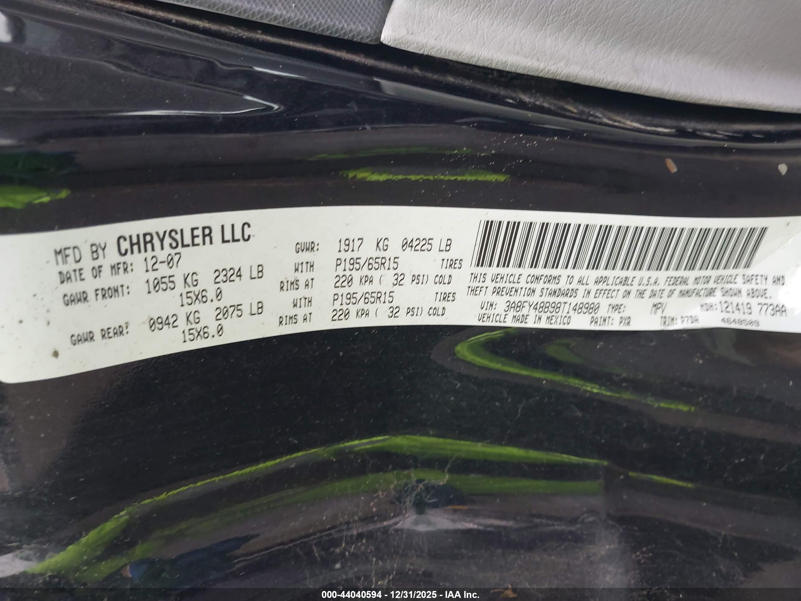 CHRYSLER PT image 9