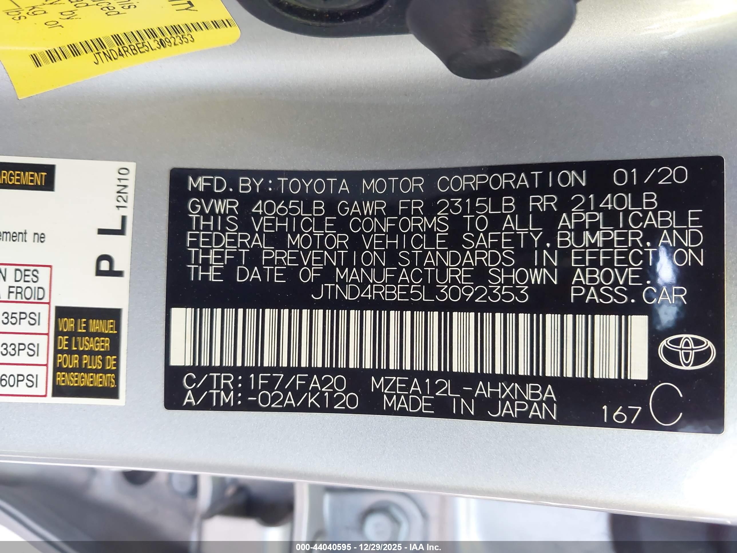 TOYOTA COROLLA image 9