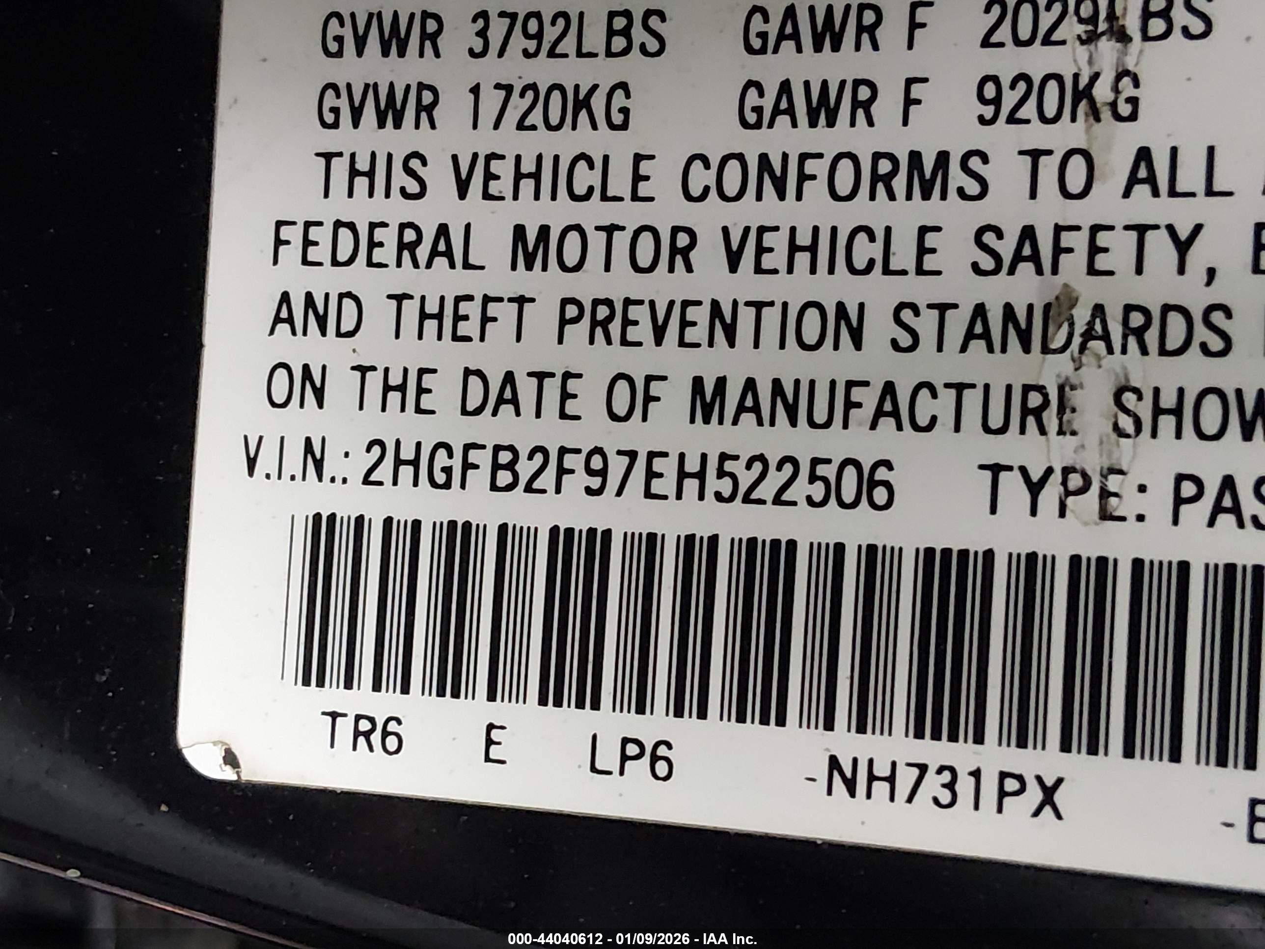 HONDA CIVIC image 9