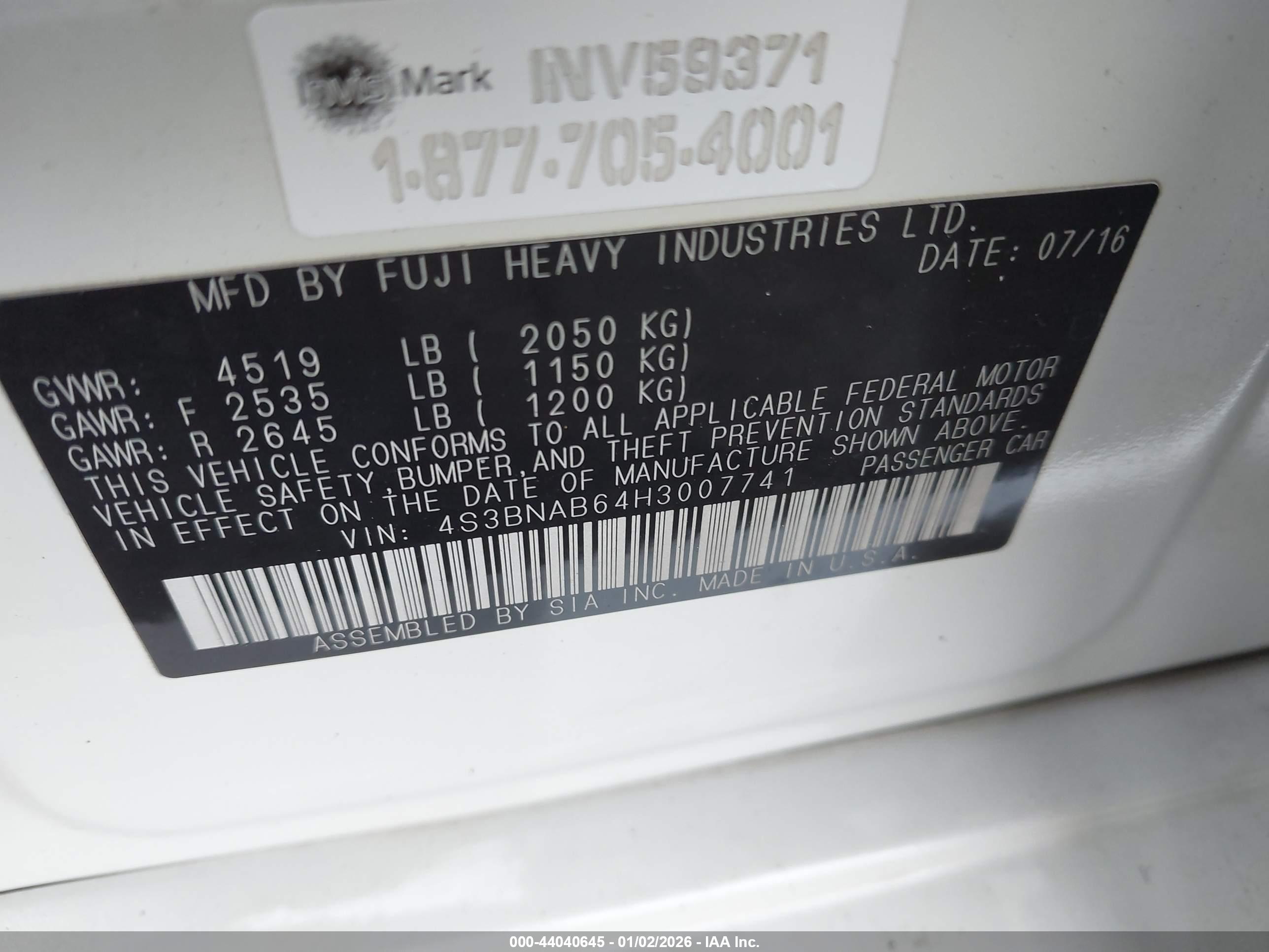 SUBARU LEGACY image 9