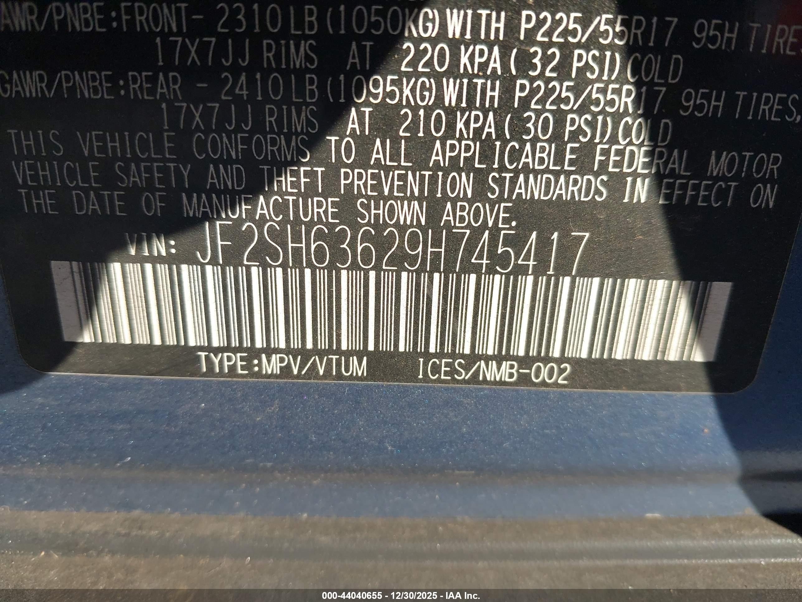 SUBARU FORESTER image 9