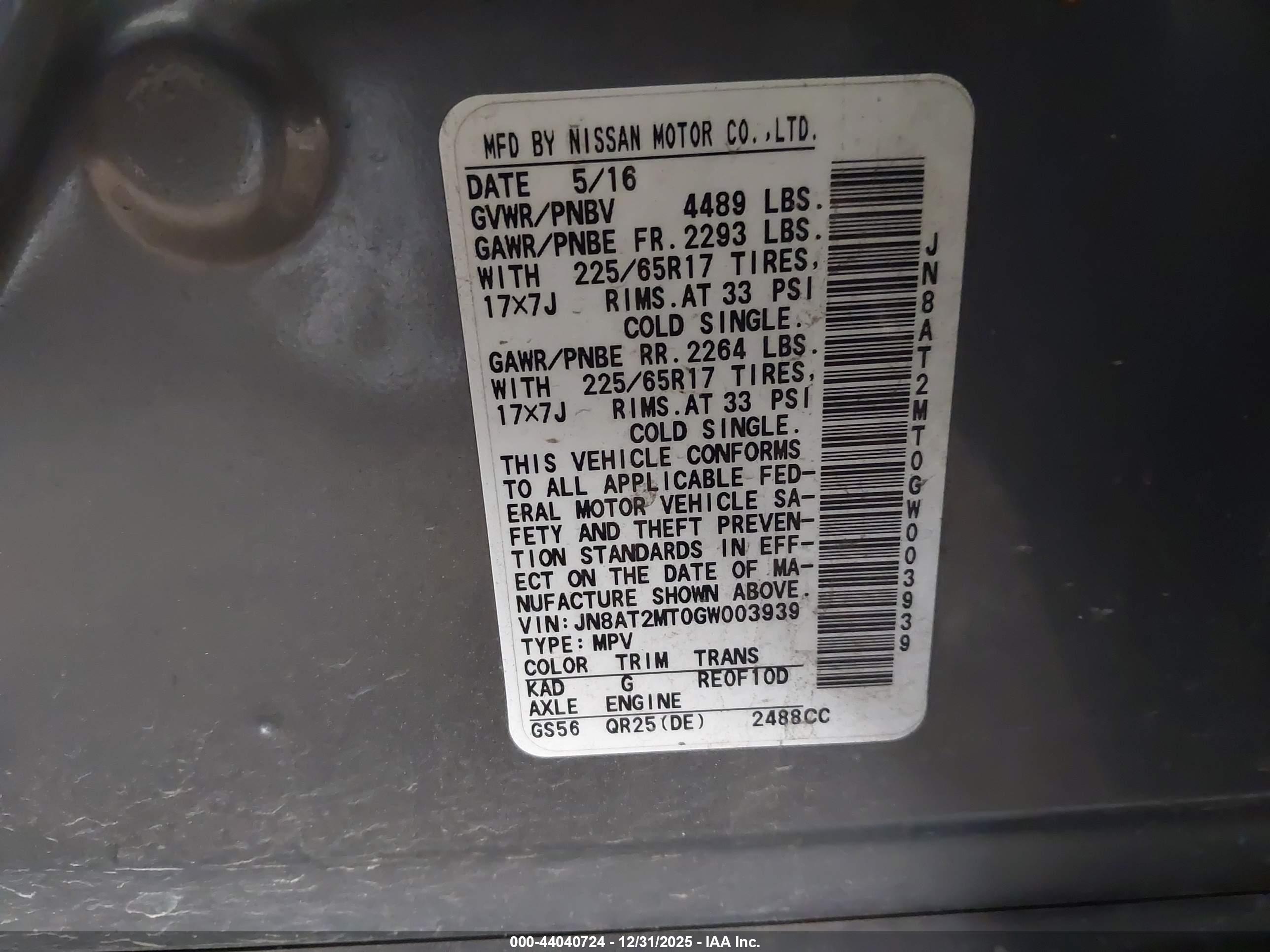 NISSAN ROGUE image 9