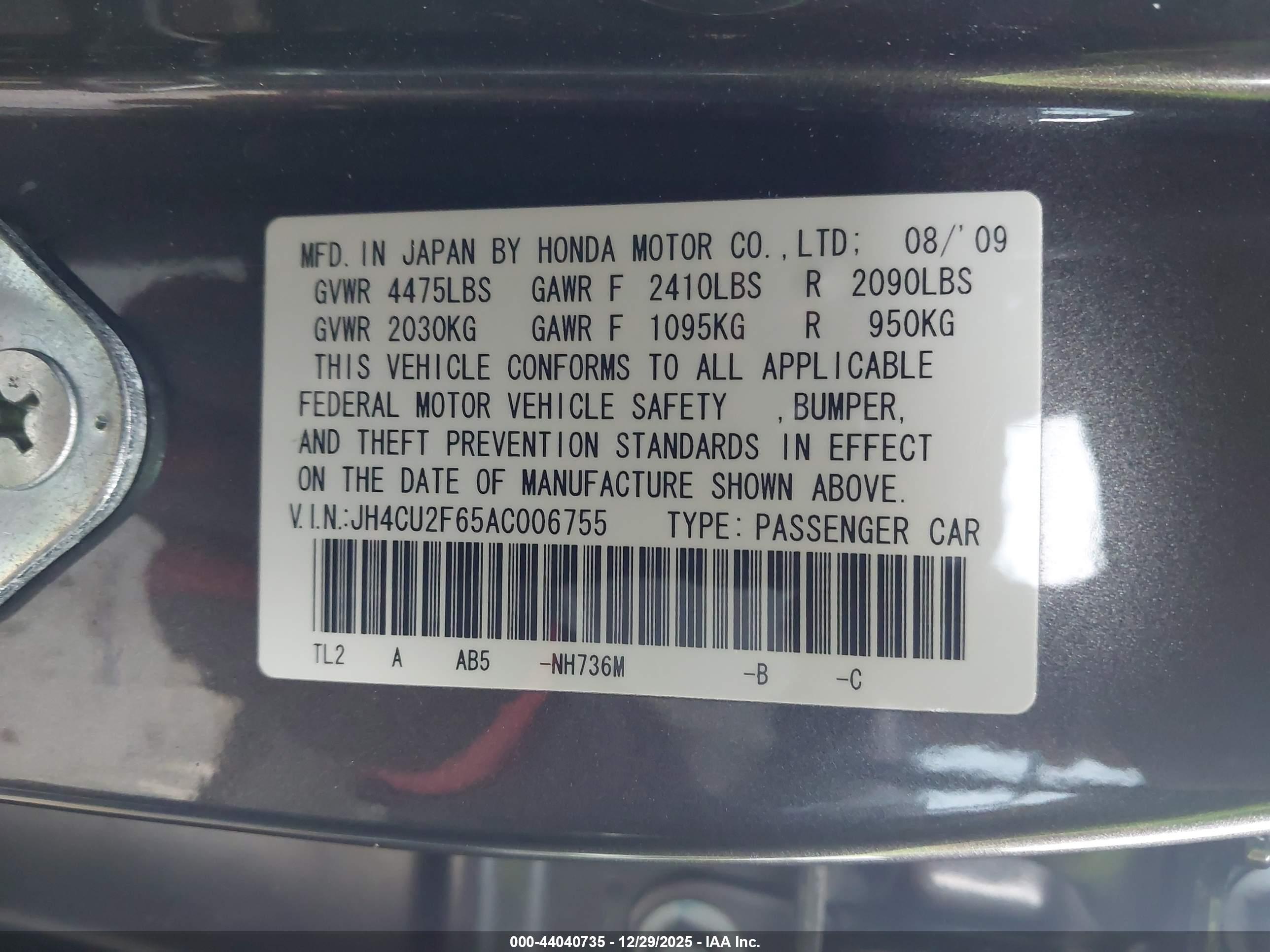 ACURA TSX image 9