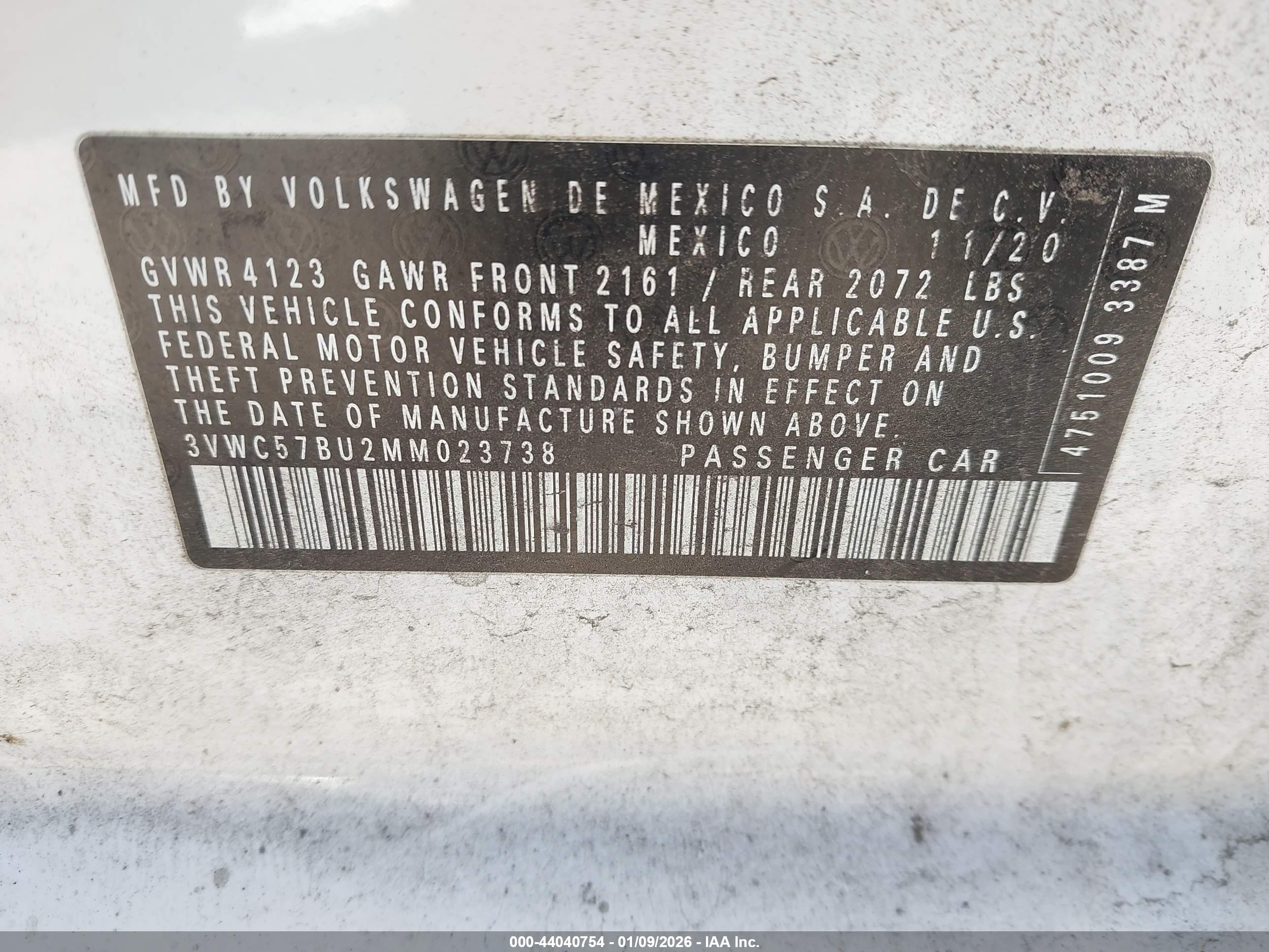 VOLKSWAGEN JETTA image 9