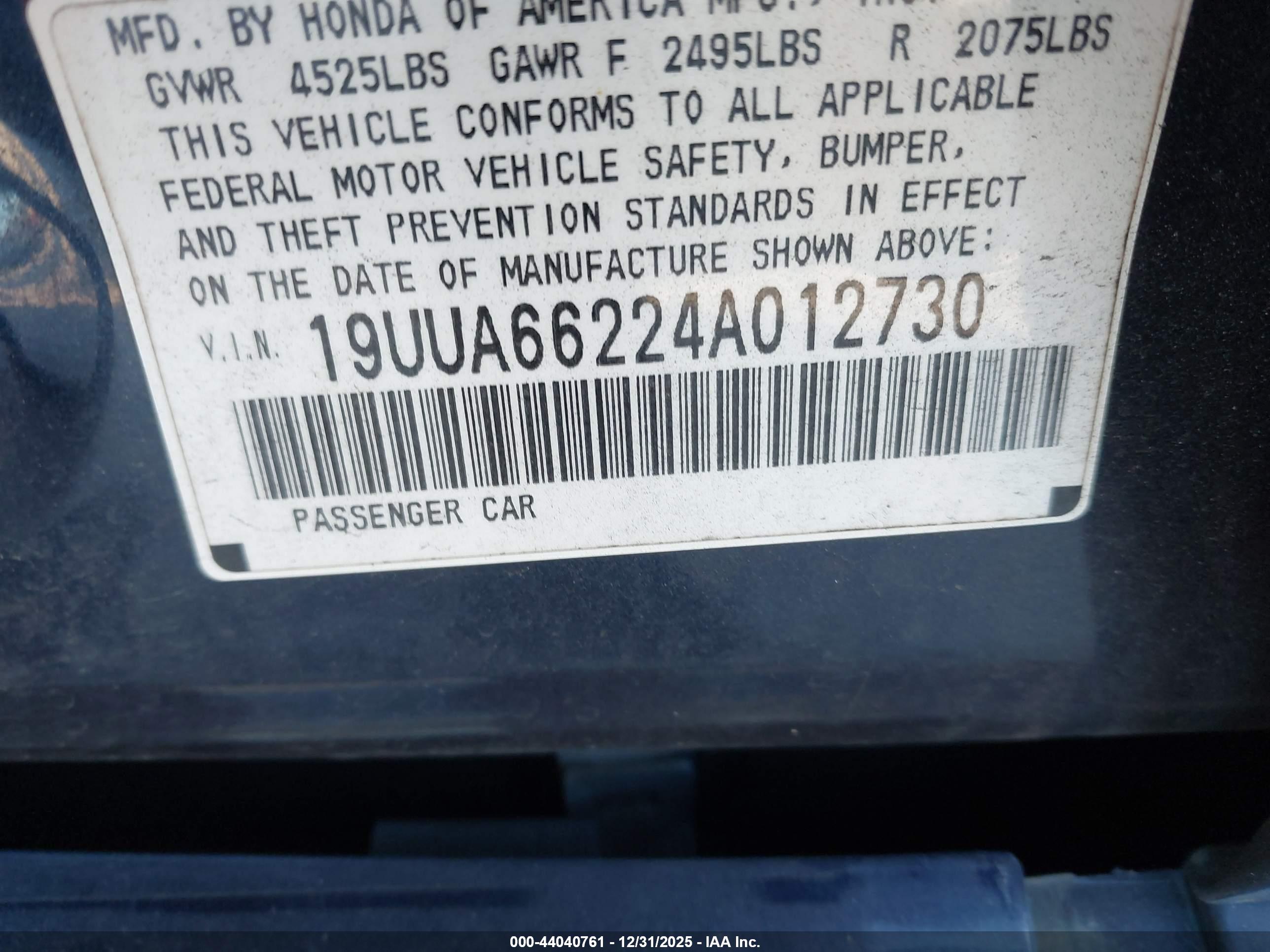 ACURA TL image 9