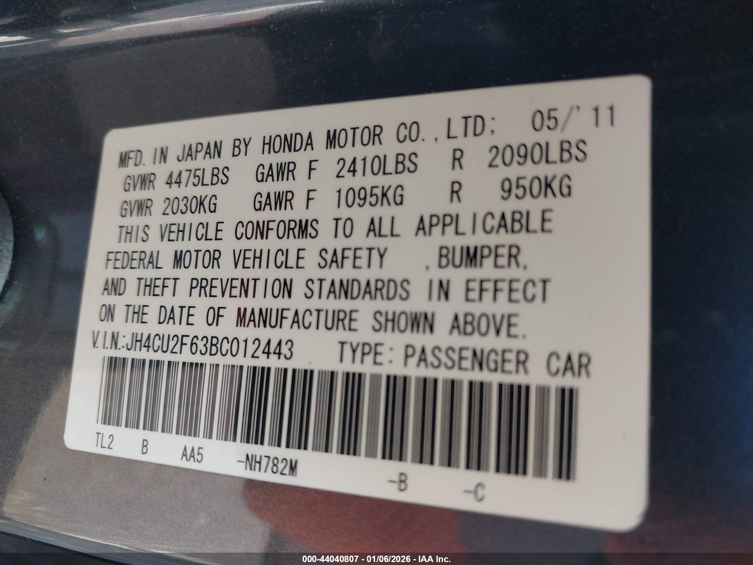 ACURA TSX image 9