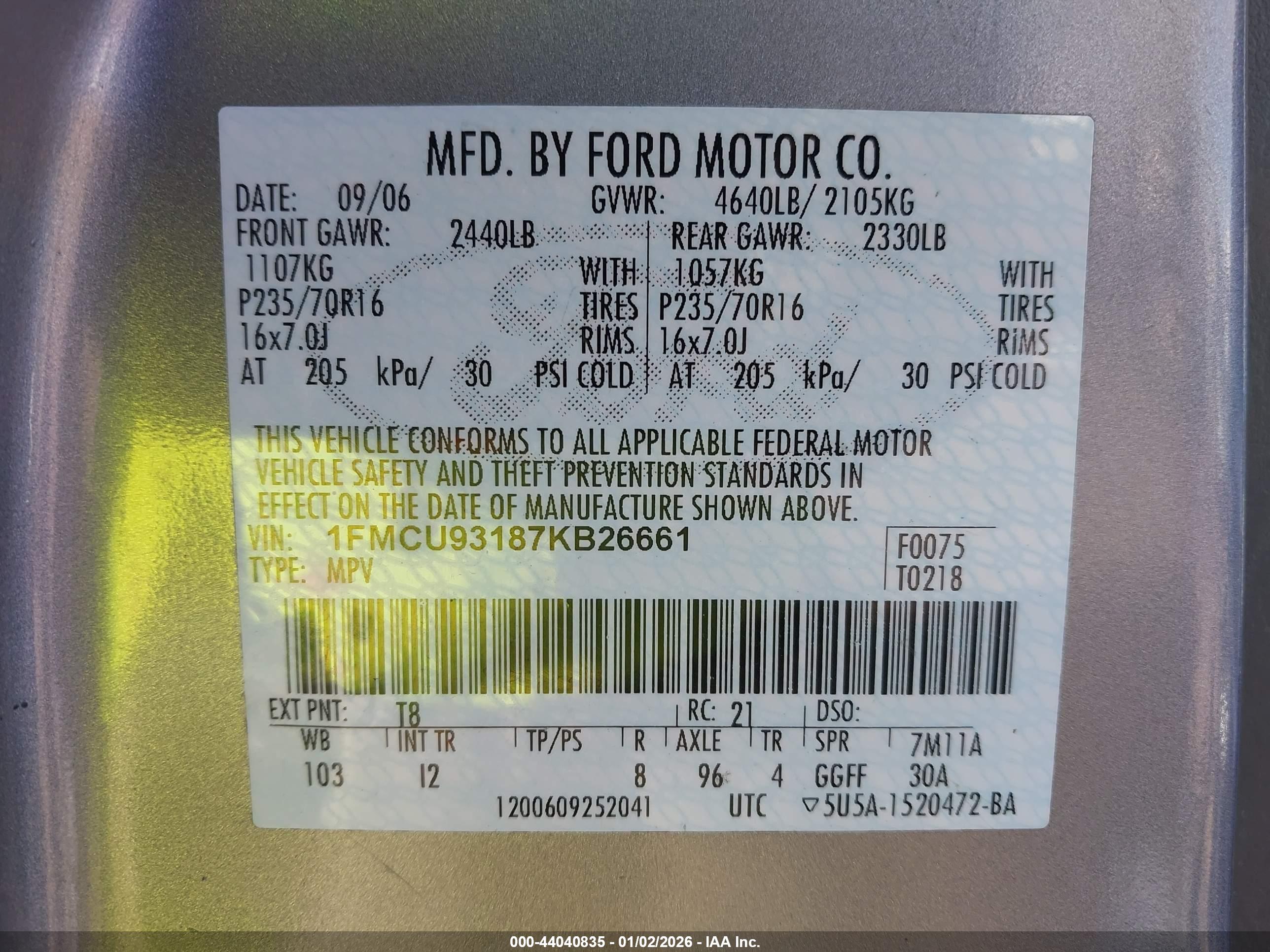 FORD ESCAPE image 9
