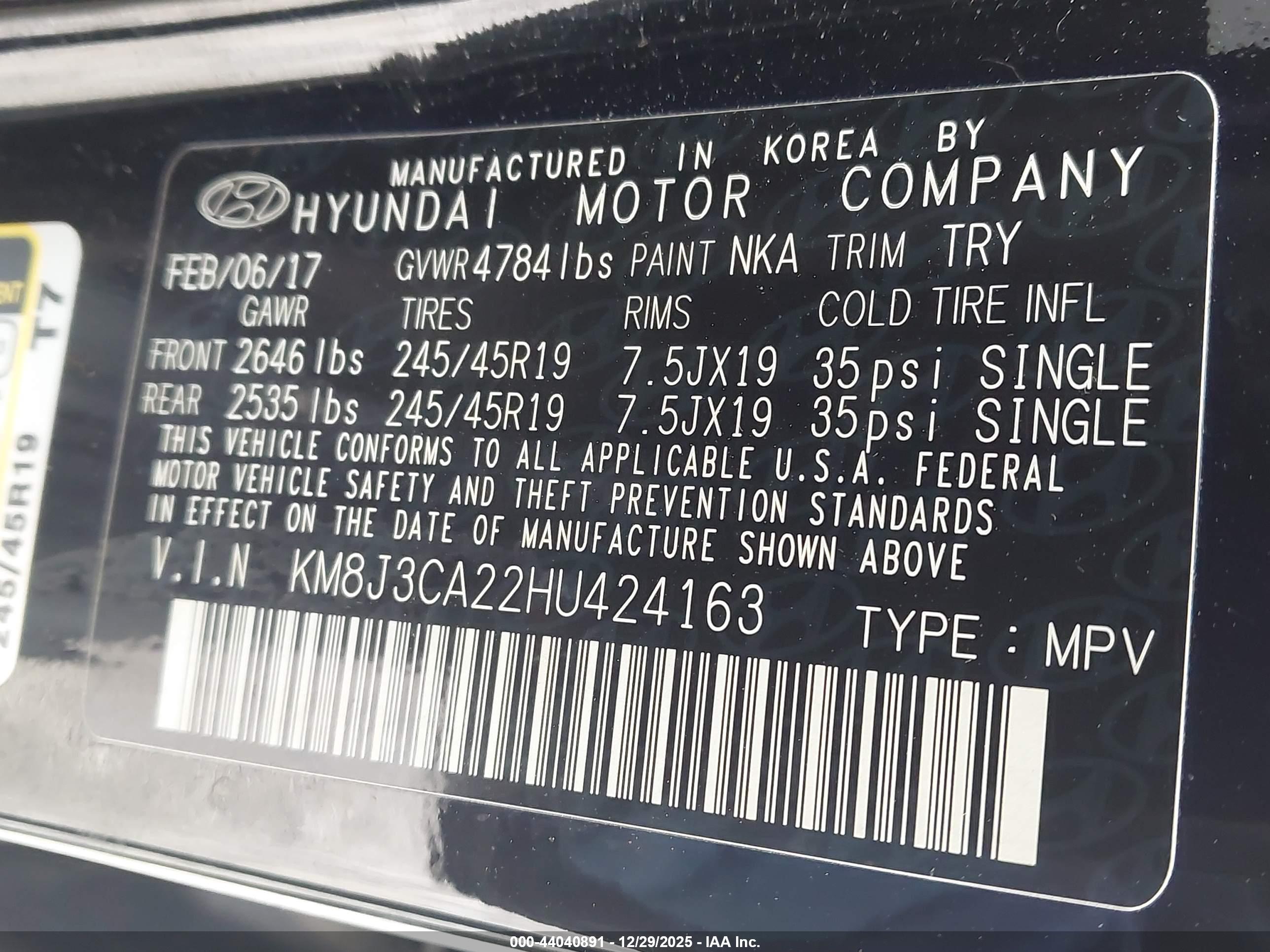 HYUNDAI TUCSON image 9