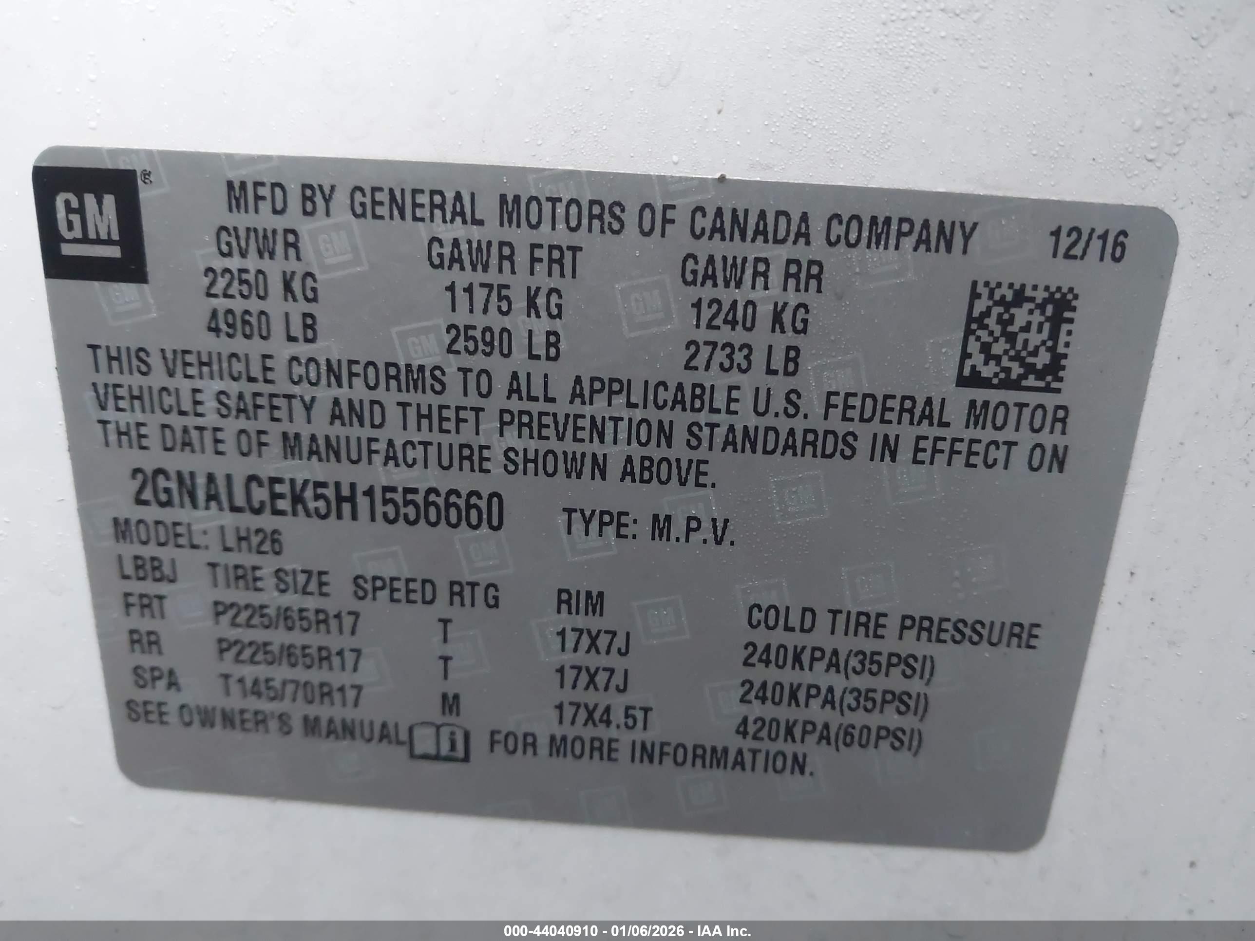 CHEVROLET EQUINOX image 9
