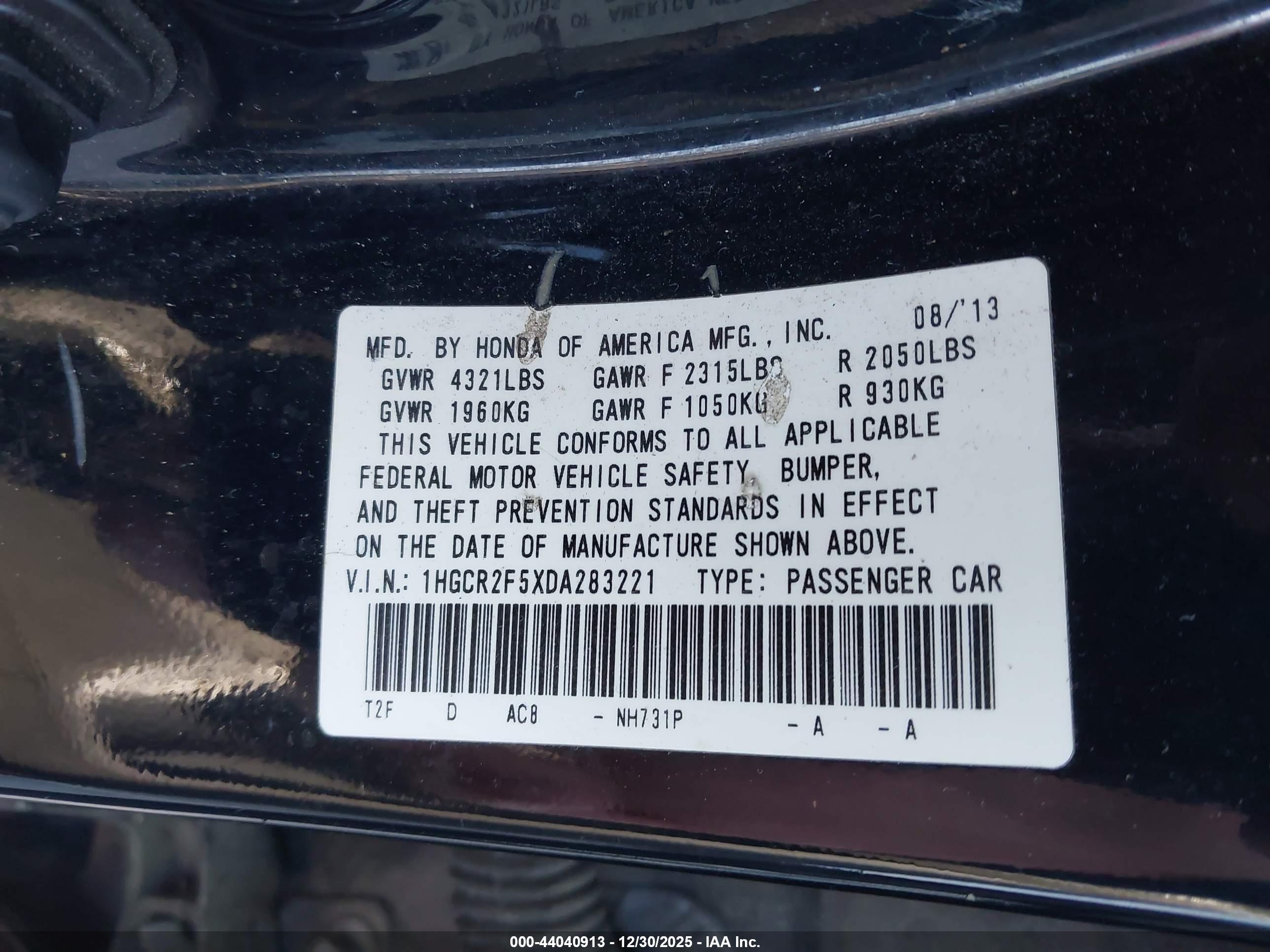 HONDA ACCORD image 9