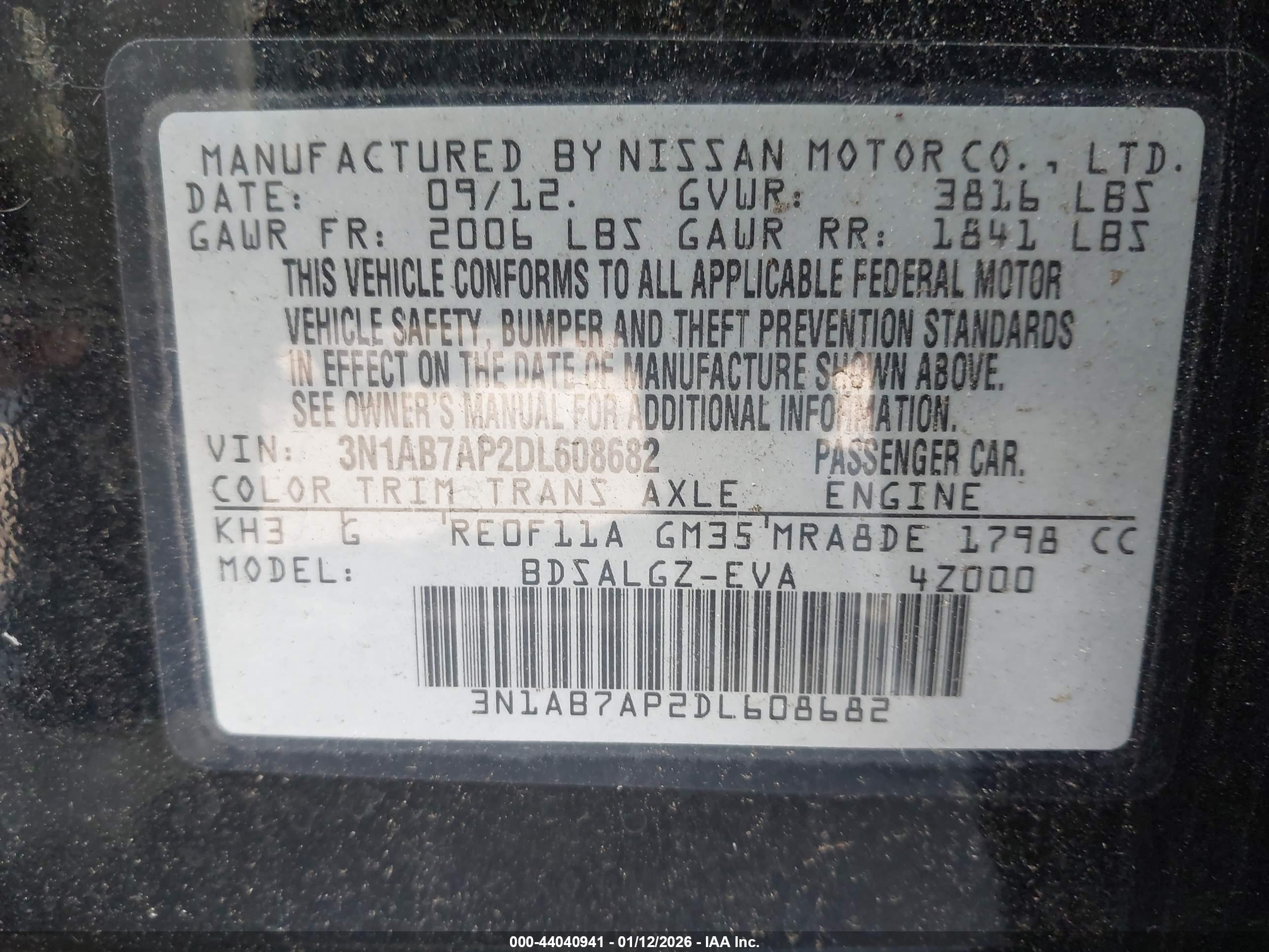 NISSAN SENTRA image 9