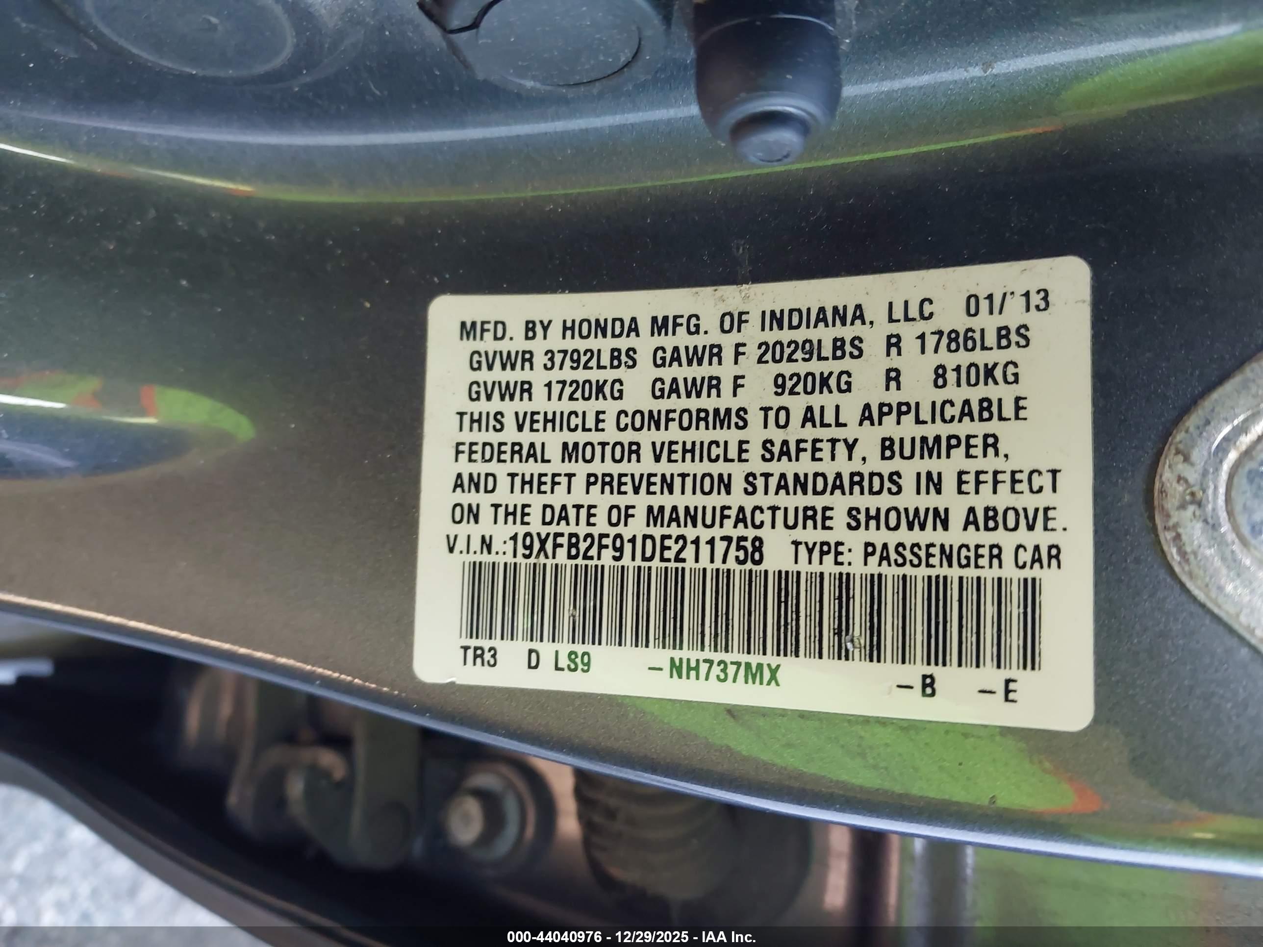 HONDA CIVIC image 9